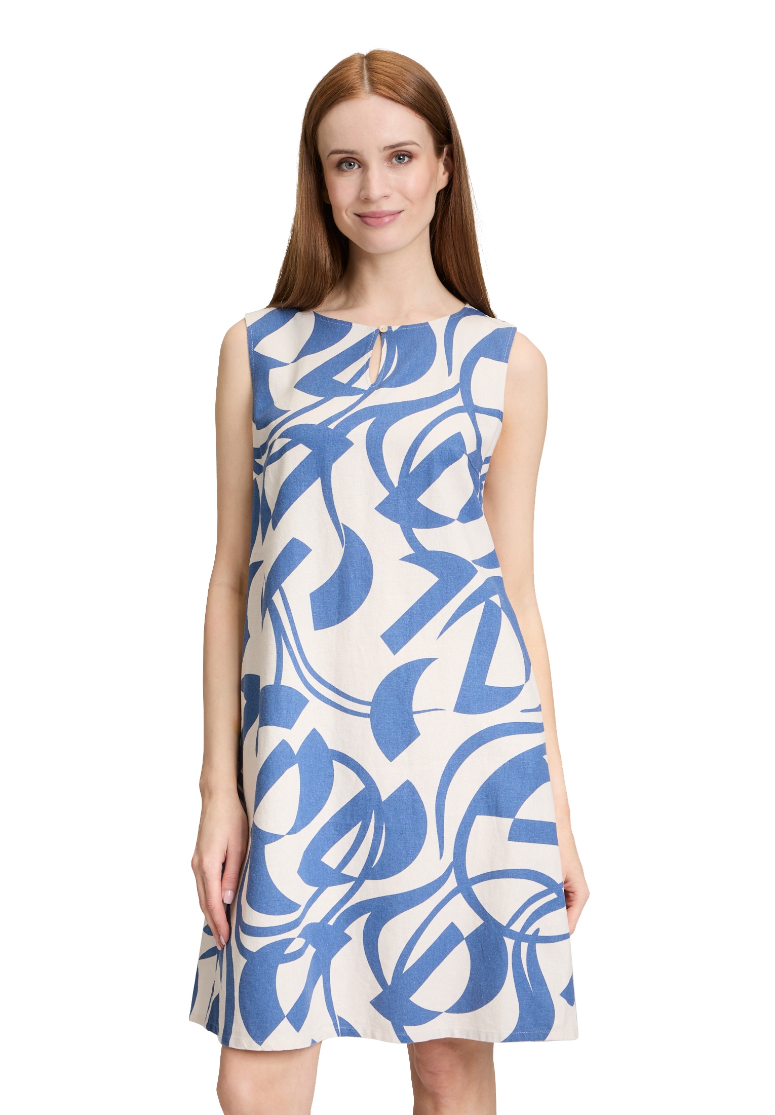 Betty Barclay Sommerkleid "Betty Barclay Leinenkleid ohne Arm", Form günstig online kaufen