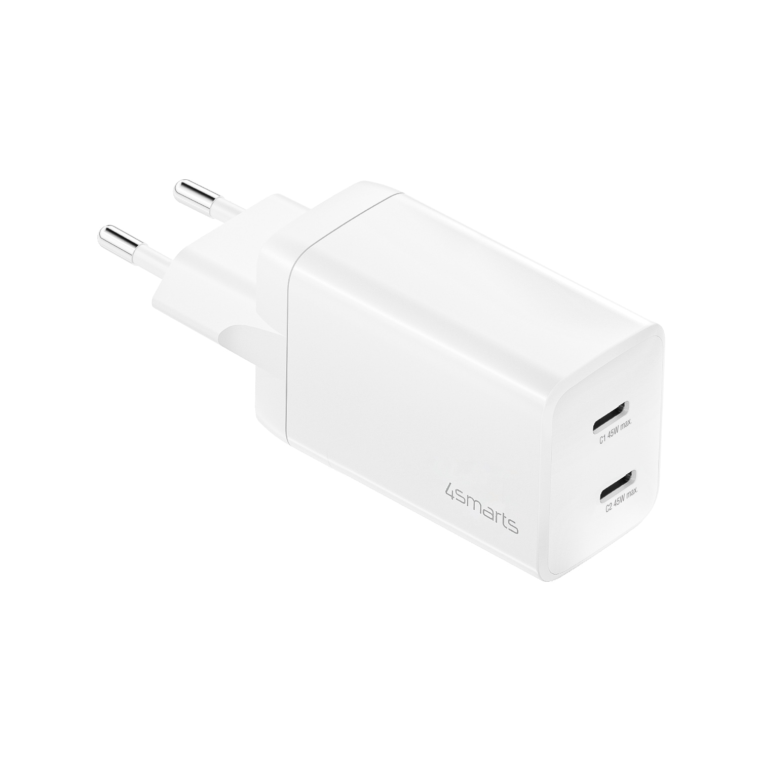 4smarts USB-Ladegerät »Ladegerät PDPlug Dual 45W GaN 2xUSB-C«
