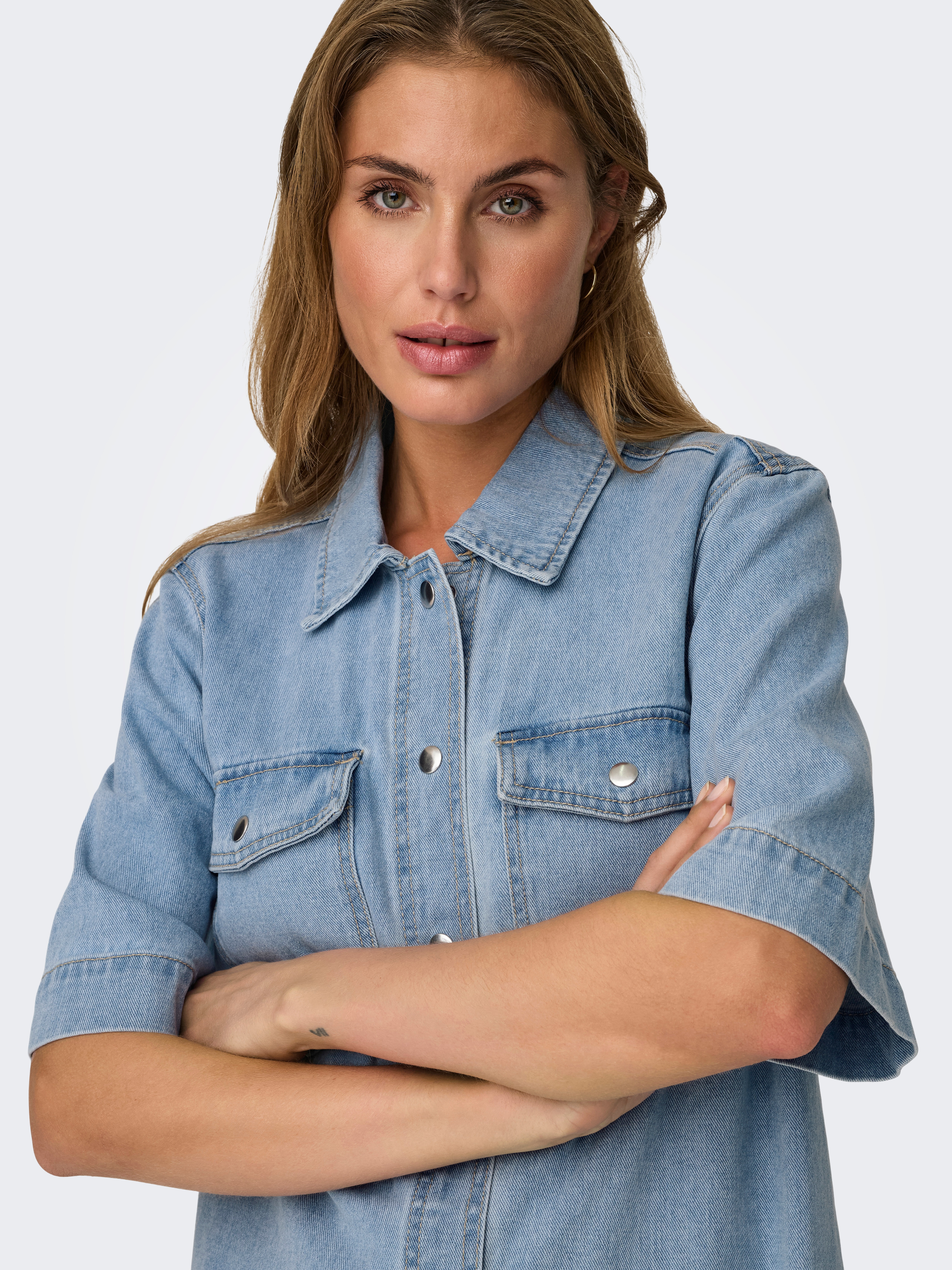 Thumbnail - ONLY Jeanskleid "ONLBELLE S/S BUTTON DRESS DNM GUA NOOS"