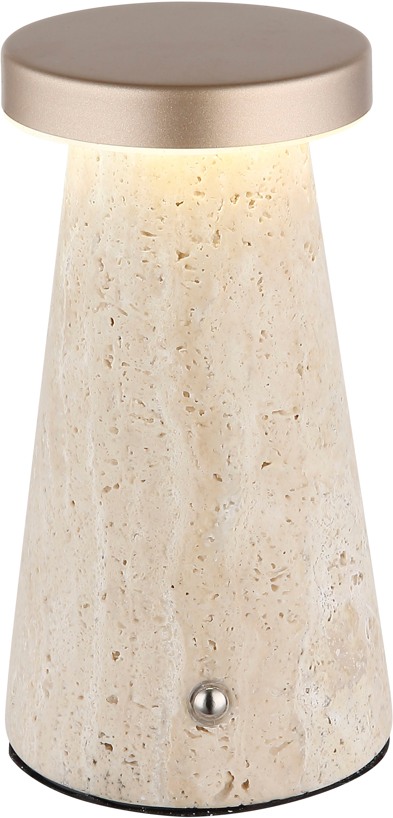 GLOBO LIGHTING Tischleuchte »ADINA« LED-Modul 1 Stk. Akku Tischleuchte für Wohn- & Schlafzimmer