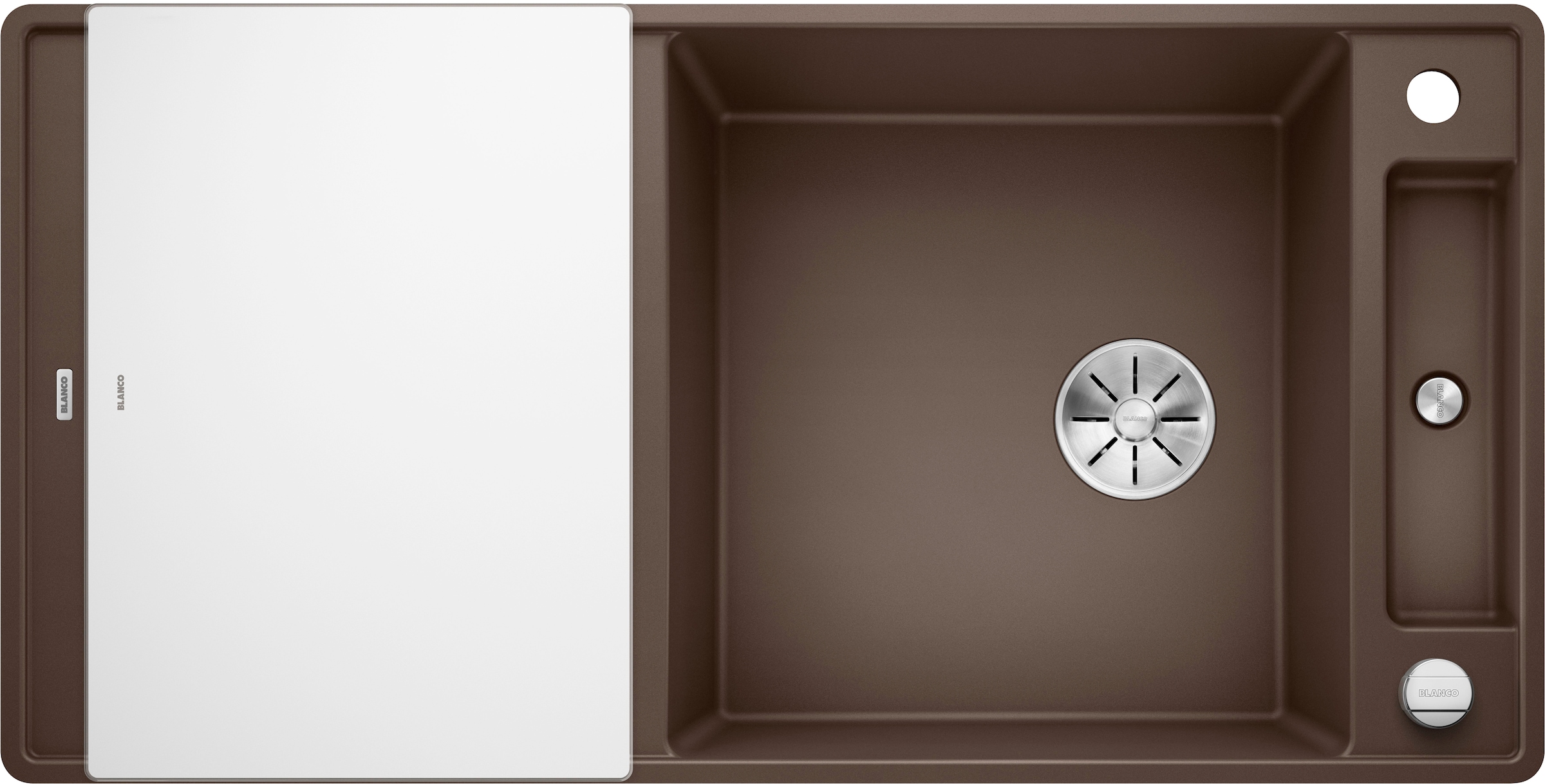 Blanco Granitspüle »AXIA III XL 6 S-F« 1 Stk. tlg. inklusive gratis Glasschneidebrett