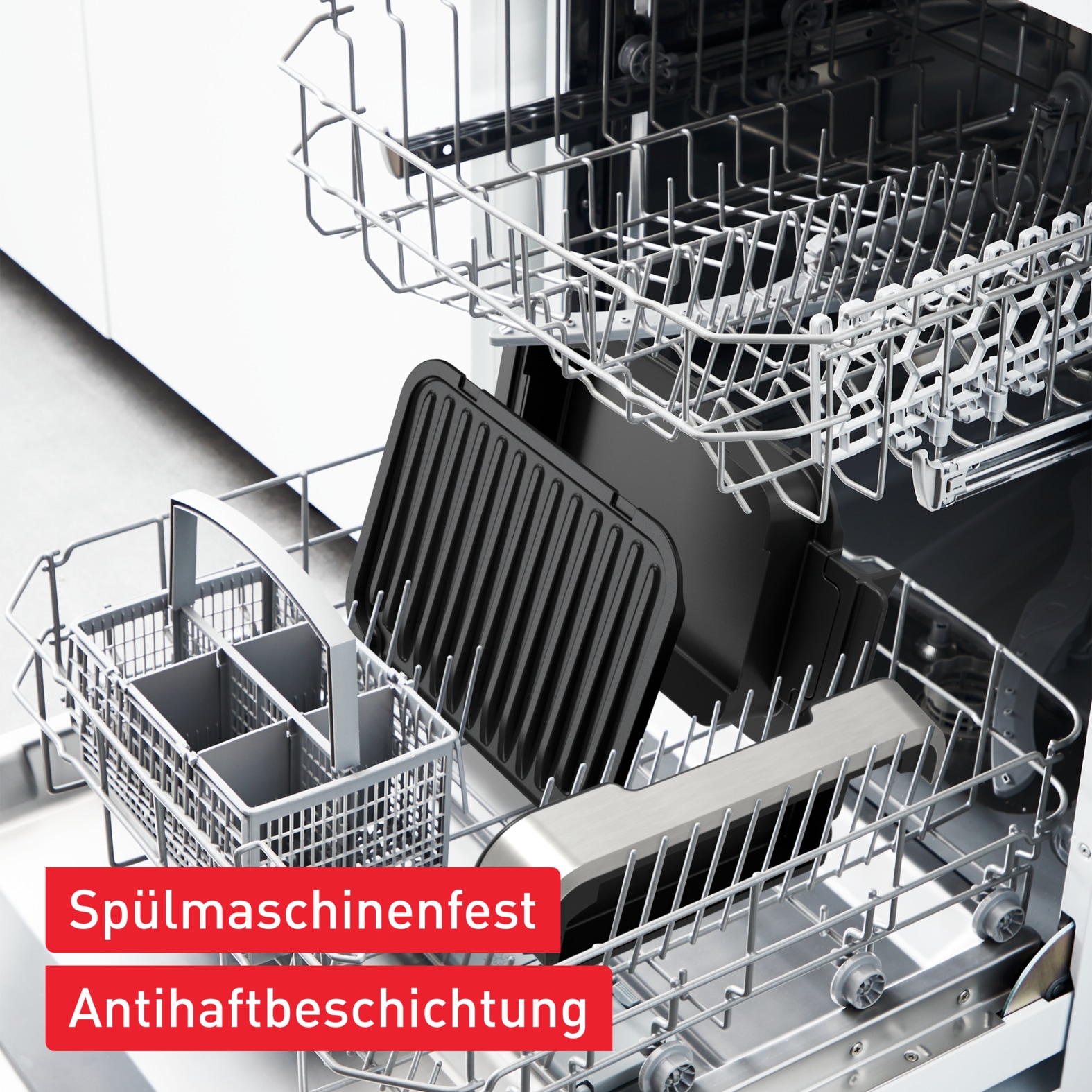 Tefal Kontaktgrill »OptiGrill 4in1 XL, Grill/Barbeque/Backofen/komplette Mahlzeit«, 2200 W, für bis zu 8 Personen, spülmaschinenfeste Platten und Schalen, GC784D