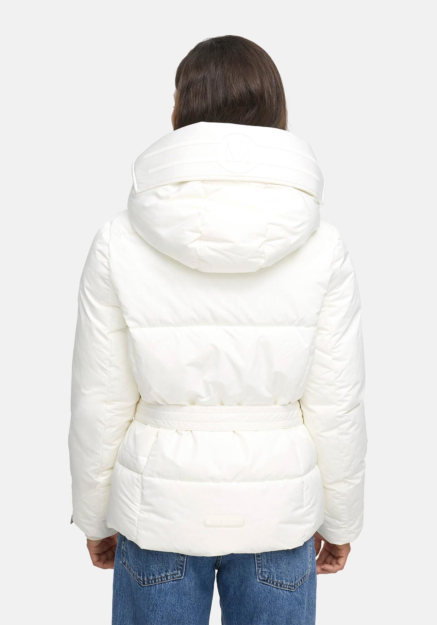 Marikoo Winterjacke »Aleynaa«, Winterjacke mit Taillengürtel
