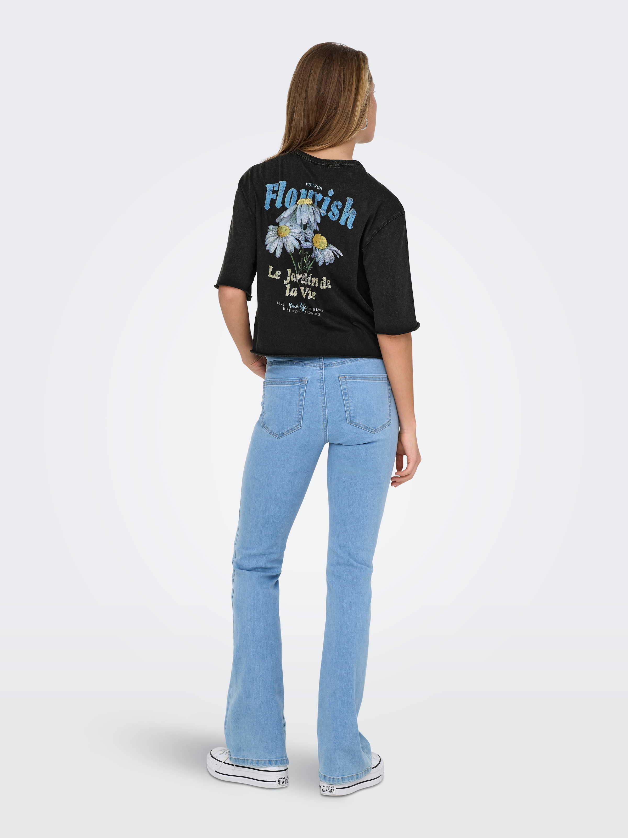 ONLY Kurzarmshirt »ONLLUCY LIFE S/S FLOWERS TOP BOX JRS«