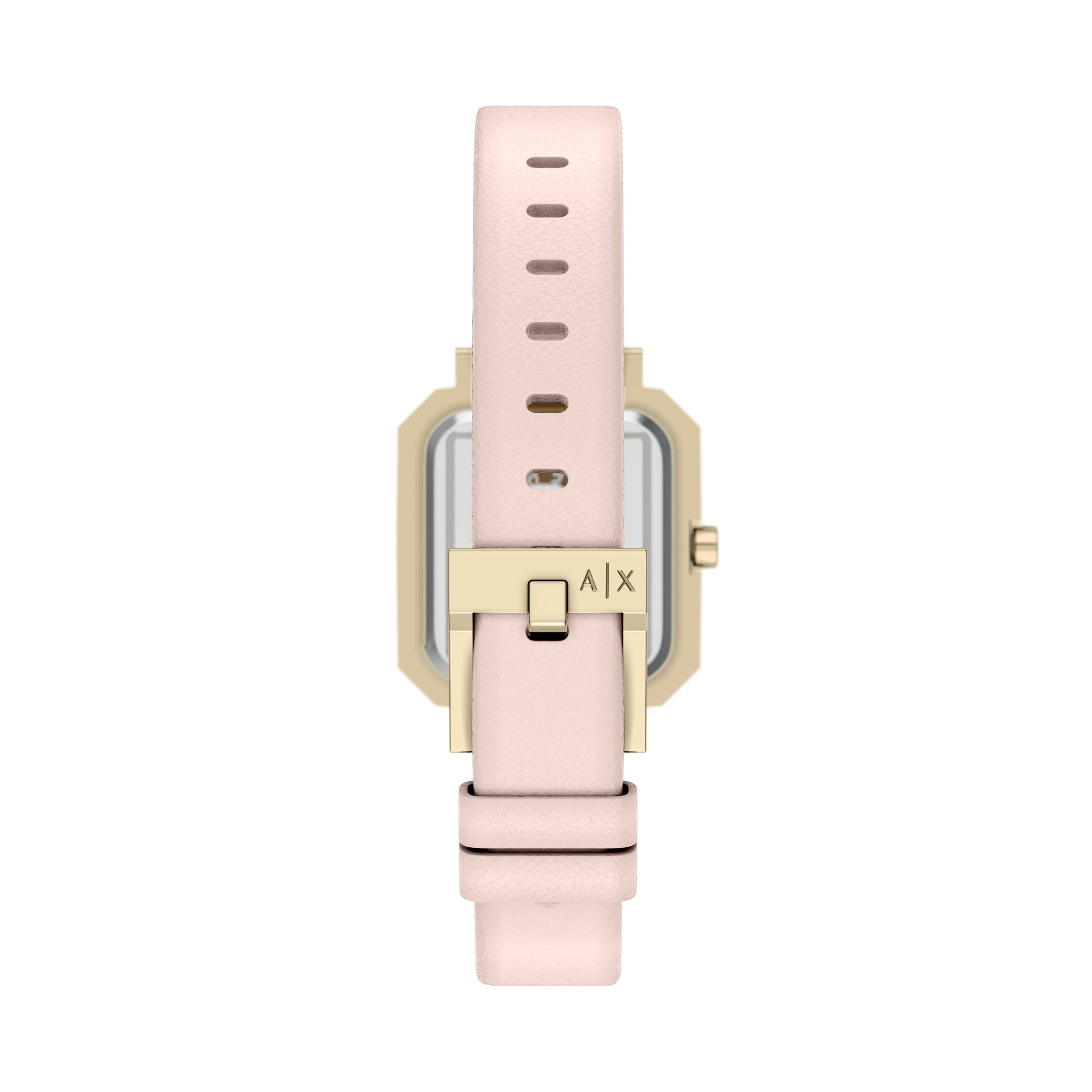 ARMANI EXCHANGE Quarzuhr Armbanduhr, Damenuhr, Lederarmband, analog