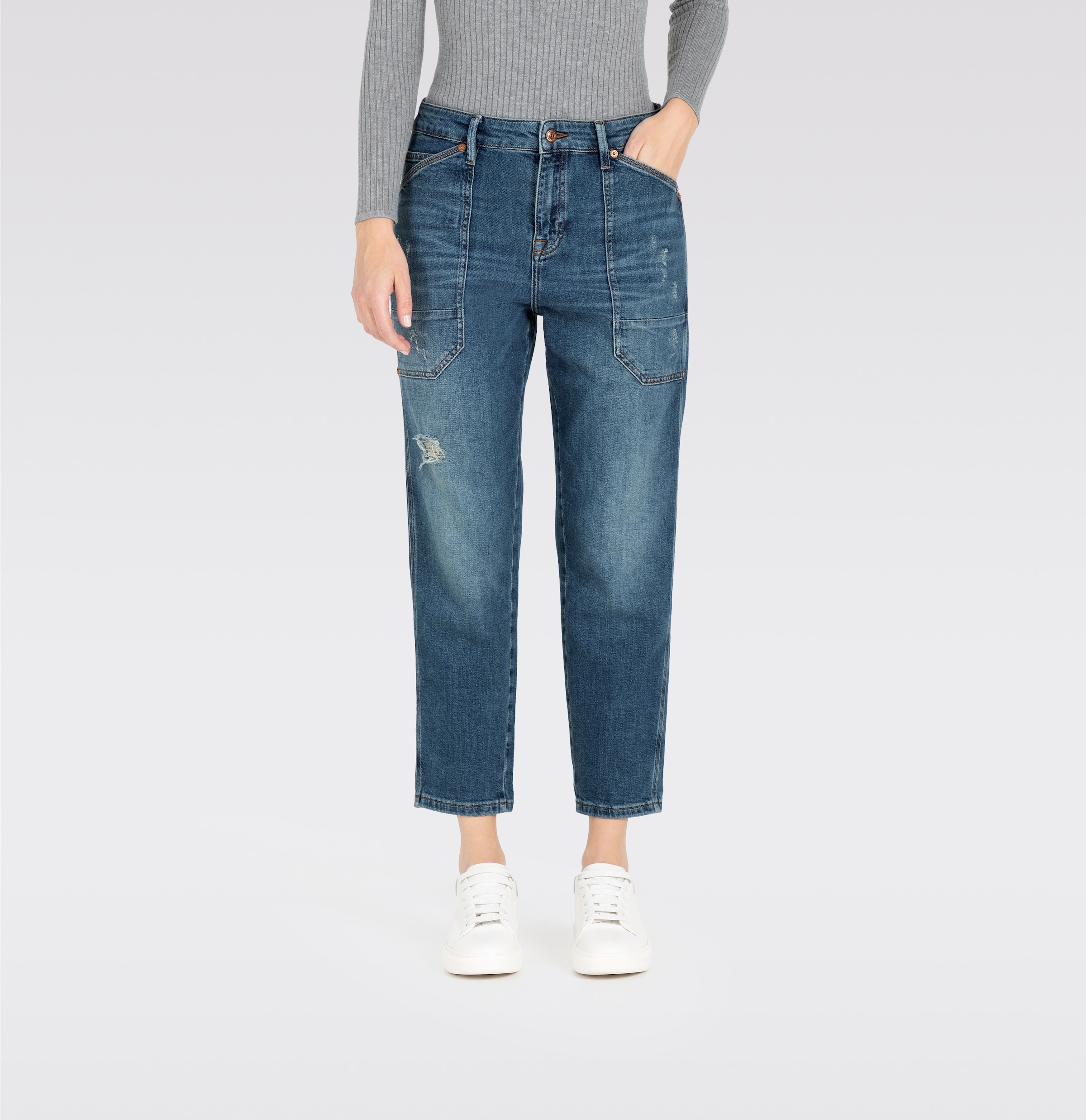 7/8-Jeans »IOWA«, mit aufgesetzten Taschen