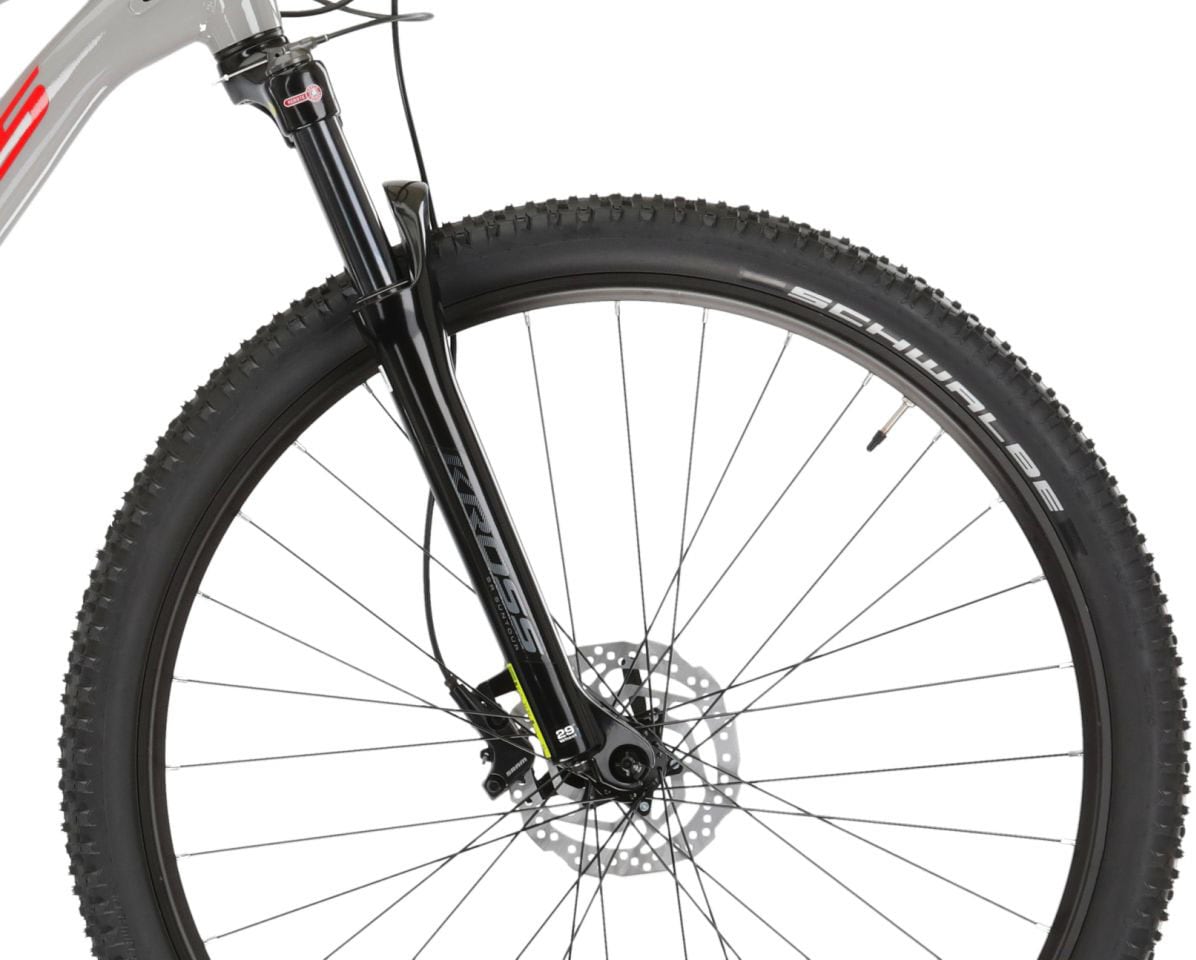 Kross Mountainbike »KROSS MTB Hardtail Level 4.0 29" grau 10 Gänge«, 10 Gang, Shimano, DEORE M5120 Schaltwerk, Kettenschaltung