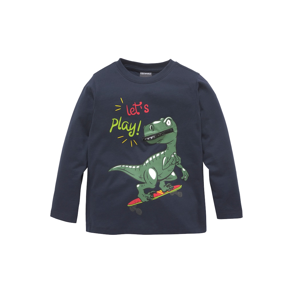 KIDSWORLD Langarmshirt »LET´S PLAY«