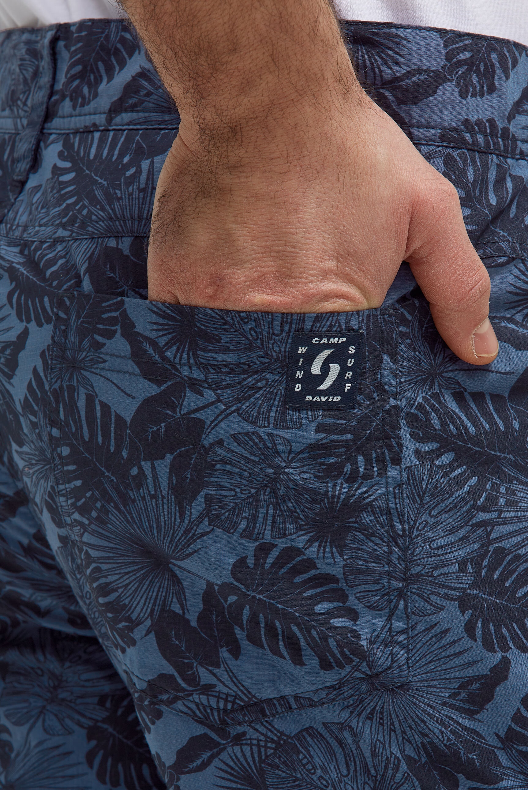 CAMP DAVID Shorts  mit All Over Print