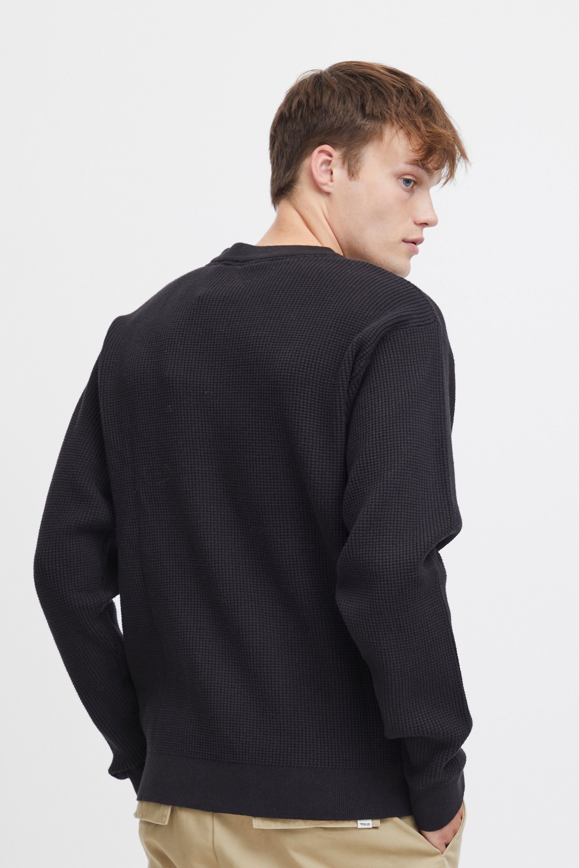 !solid SDHami Pull en Maille Noir XXL 3