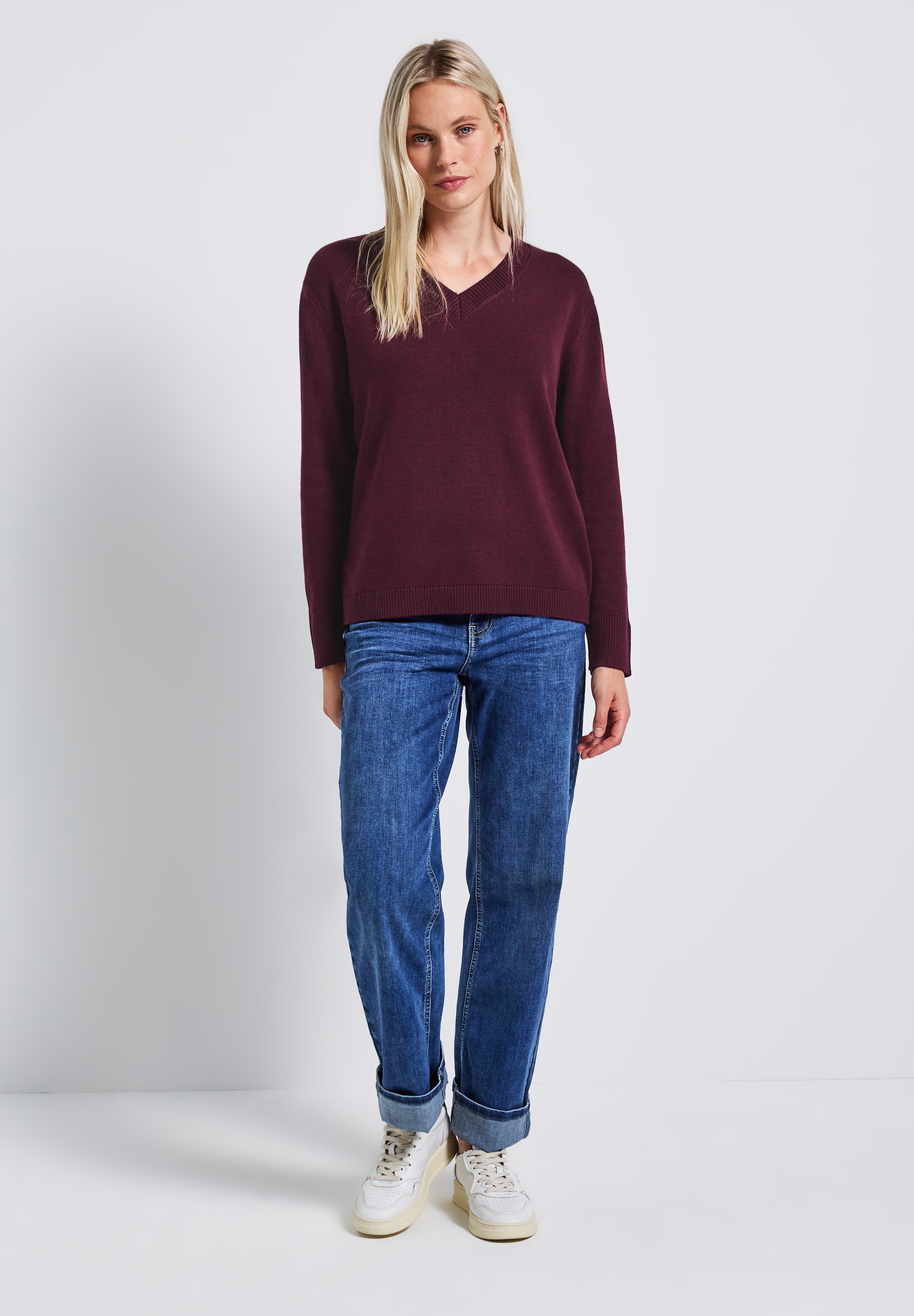 Thumbnail - STREET ONE Strickpullover im soften Baumwoll-Mix