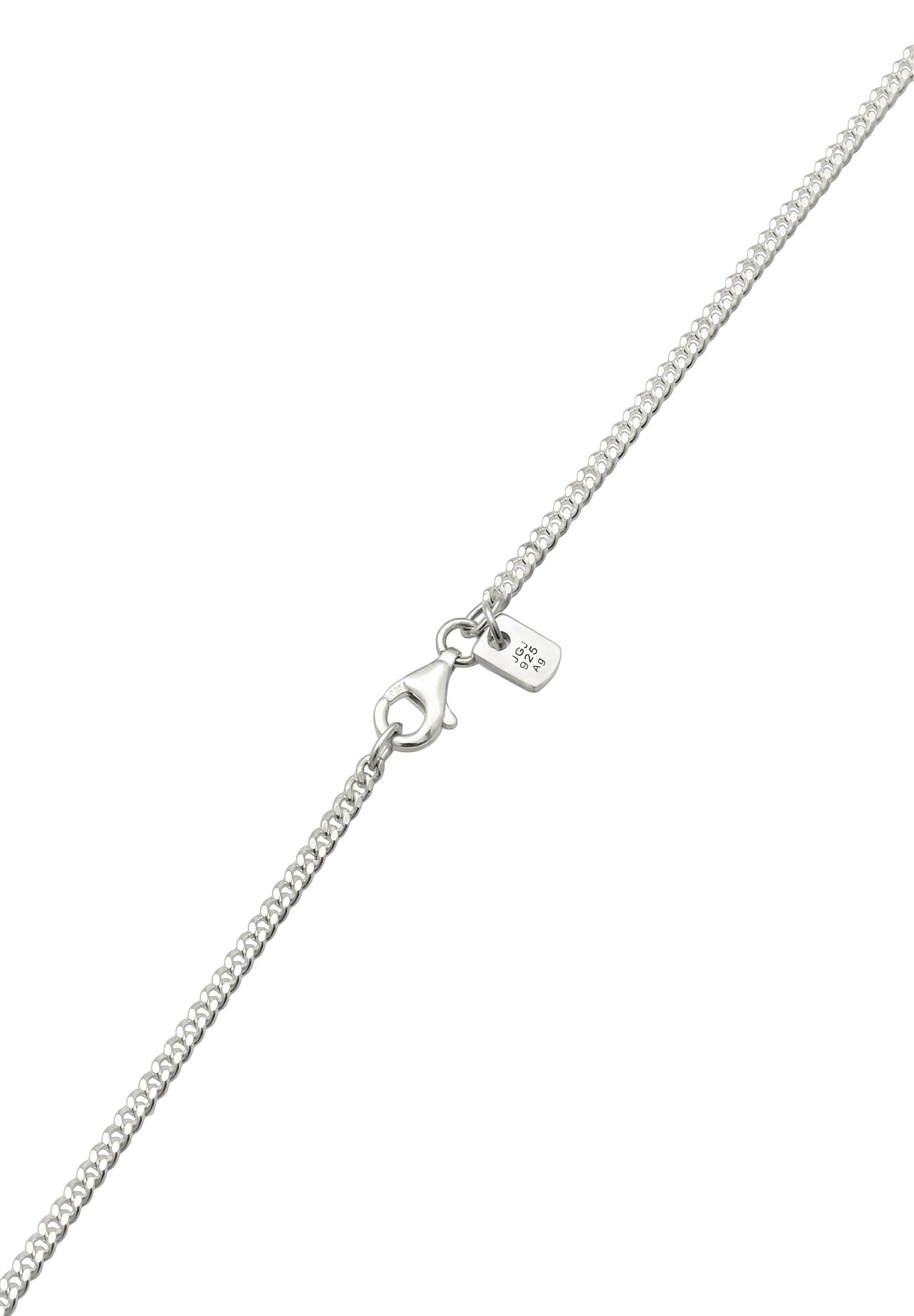 Kuzzoi Silberkette »Halskette Draht Design Anhänger 925 Sterling Silver«