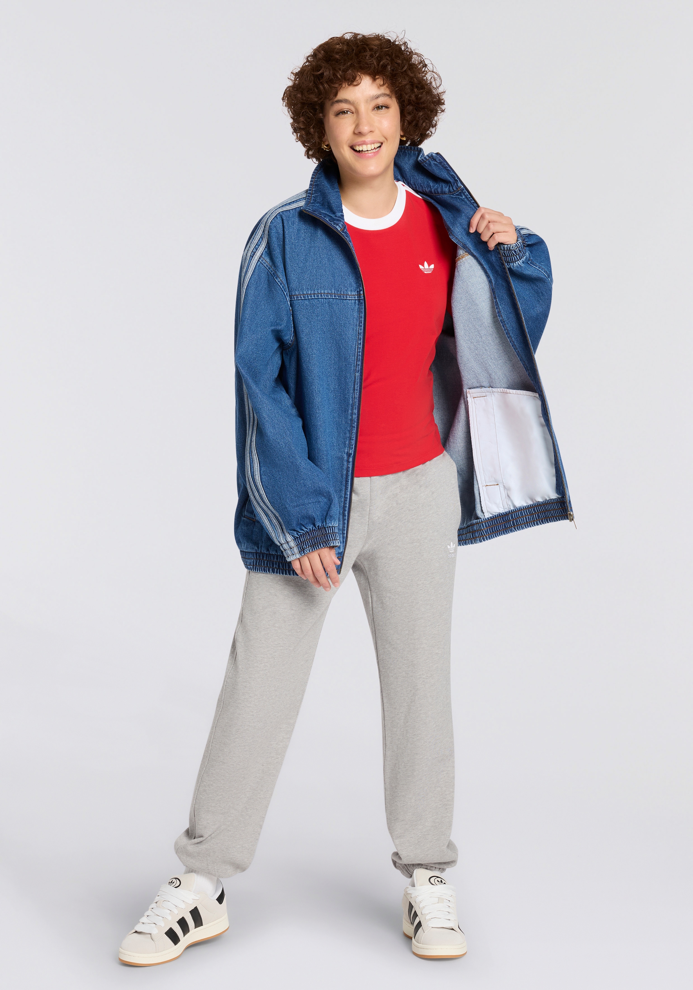 adidas Originals Langarmshirt »3-STREIFEN LANGÄRMLIGES, SCHMAL GESCHNITTEN«