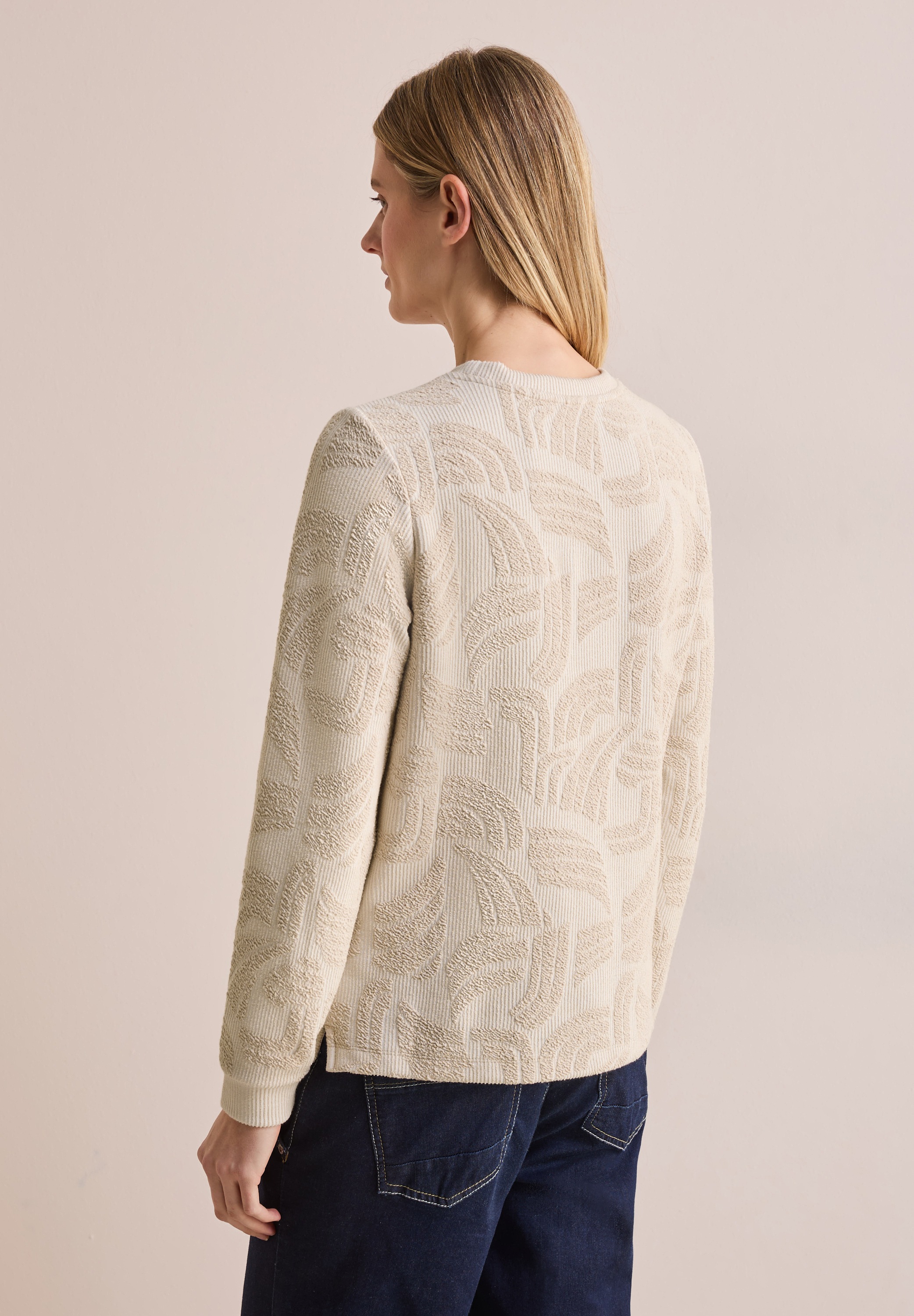 Cecil Langarmshirt, mit grafischem Muster