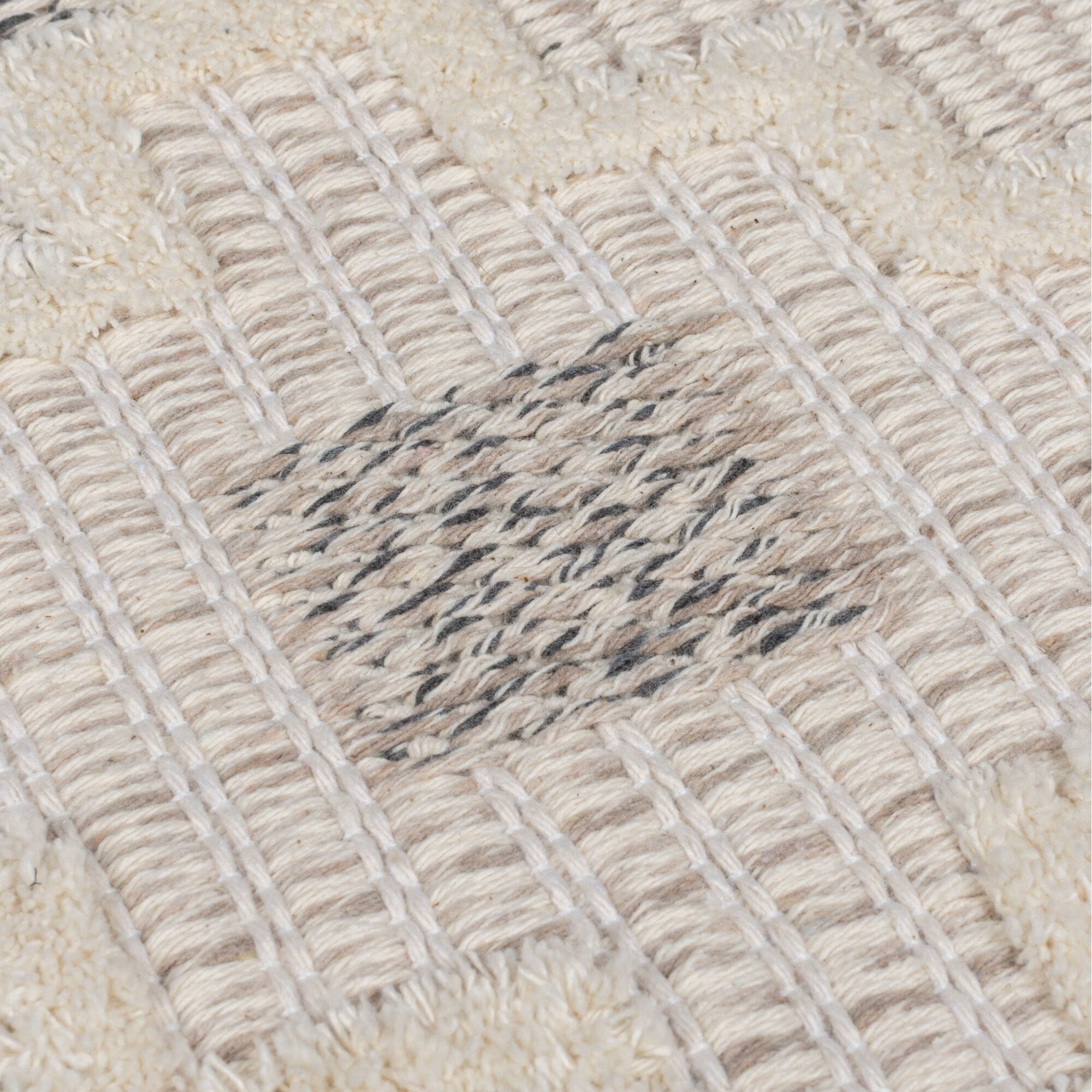 FLAIR RUGS Teppich »Graysen«, rechteckig, 4 mm Höhe, Waschbarer Geometrischer Teppich