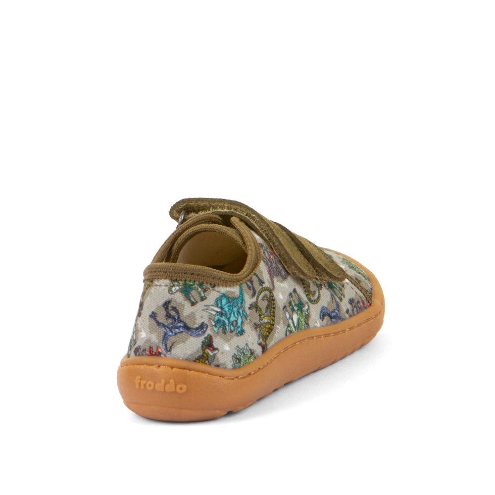 Thumbnail - froddo Barfußschuh "BAREFOOT CANVAS" Sneaker, Klettschuh mit Baumwollfutter, Klett-Hausschuh