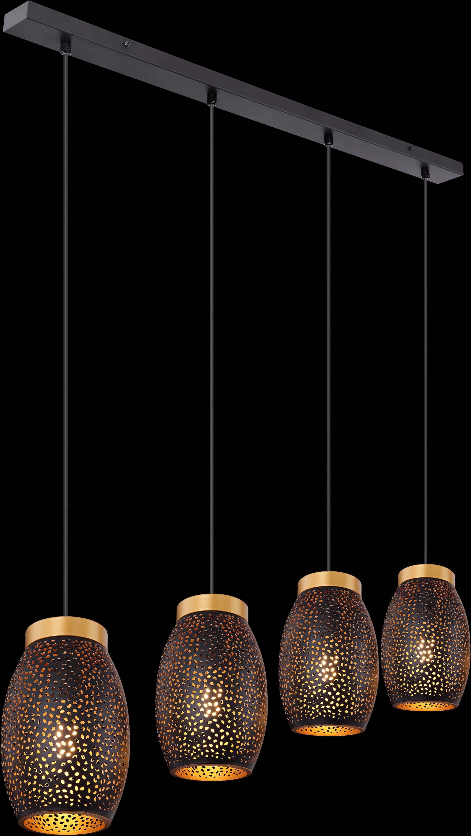 GLOBO LIGHTING Hängeleuchte »NARRI«, Leuchtmittel E27 | ohne Leuchtmittel, Hängelampe/Pendelleuchte/Esszimmer/Wohnzimmer/Esstisch