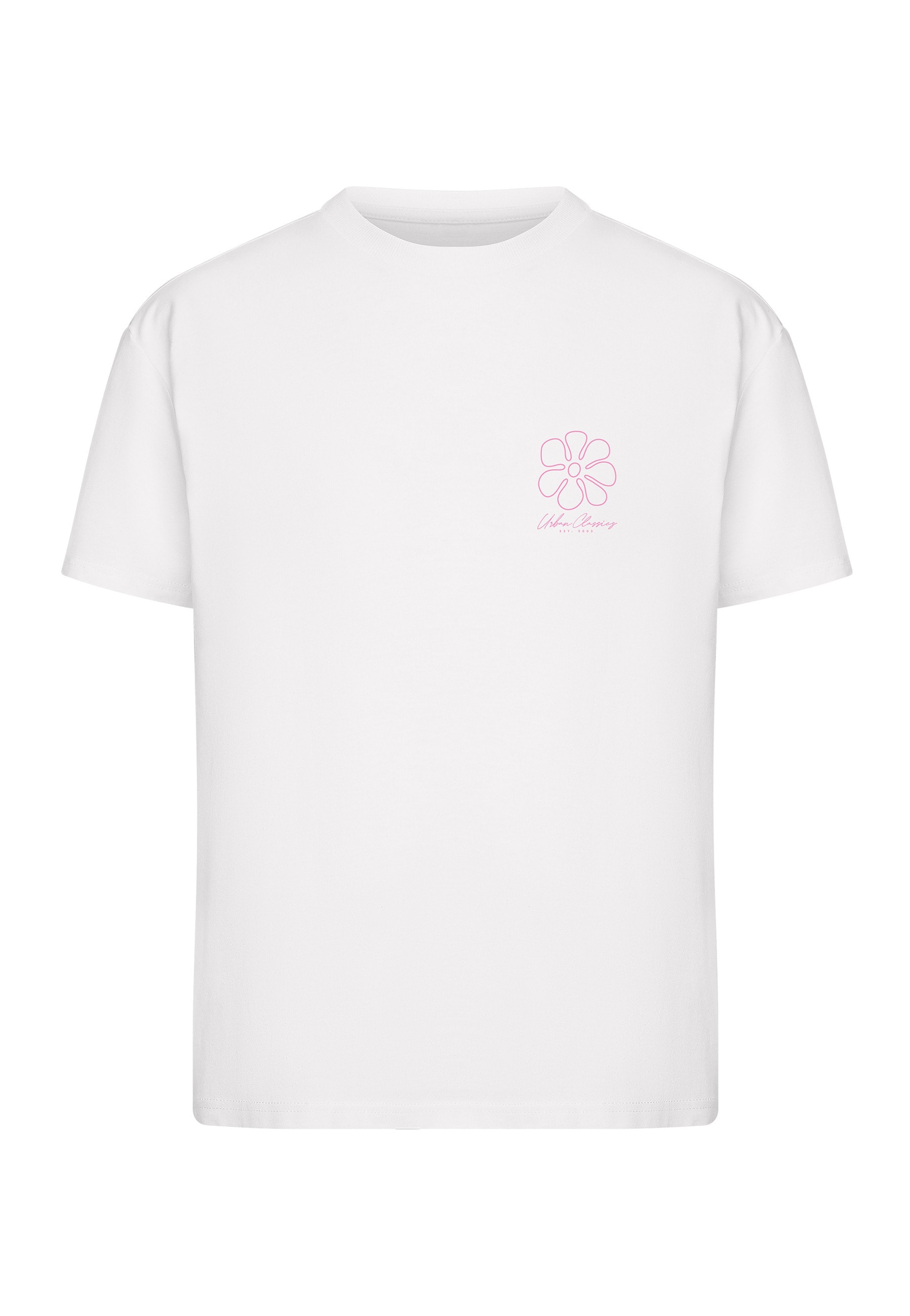 URBAN CLASSICS T-Shirt "Urban Classics Ladies Urban Classics Flower Logo Loose Tee" 1