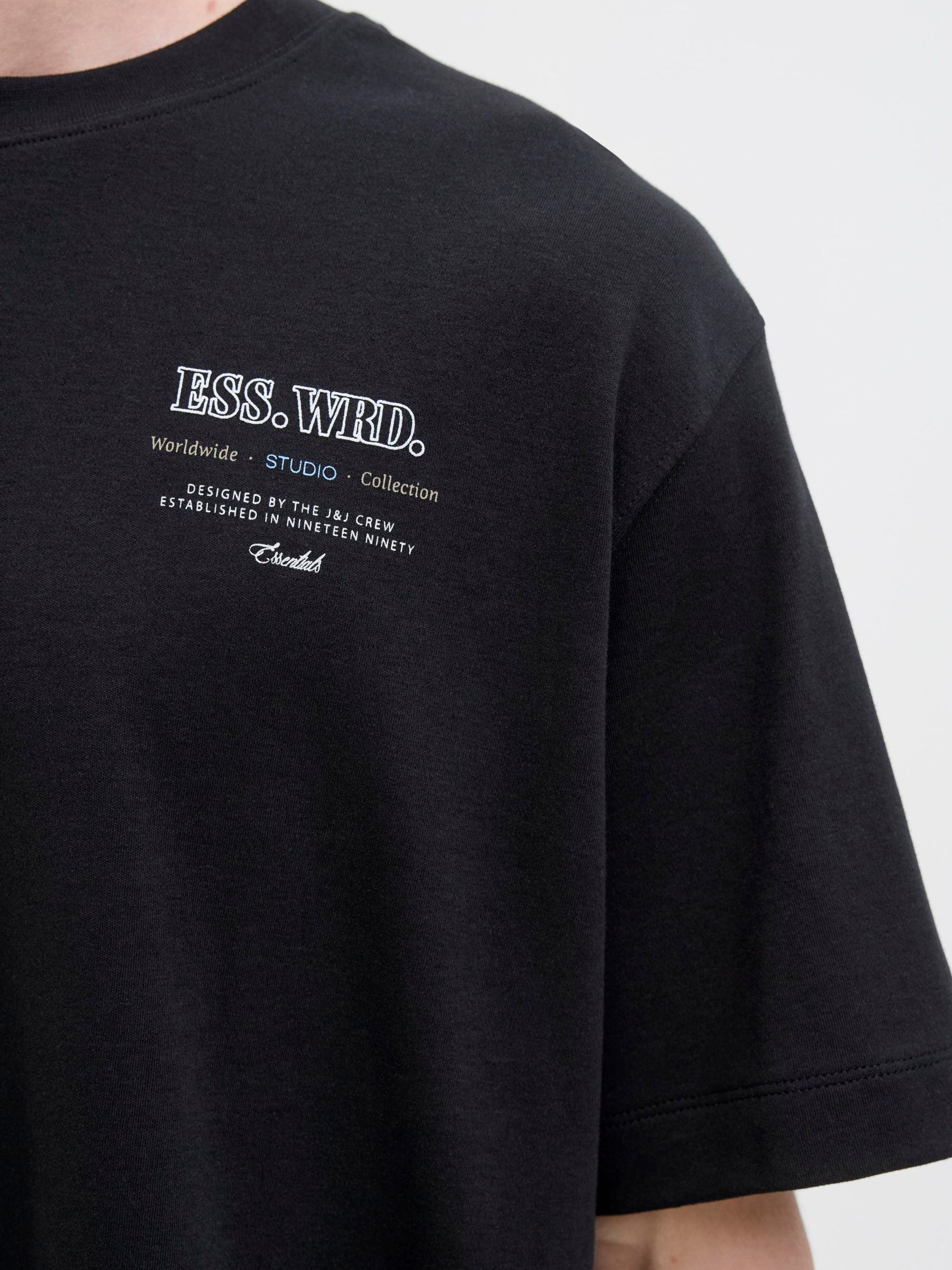 Jack & Jones PlusSize T-Shirt »JJEURBAN EDGE STUDIO TEE SS SN PLS«, mit Logobranding