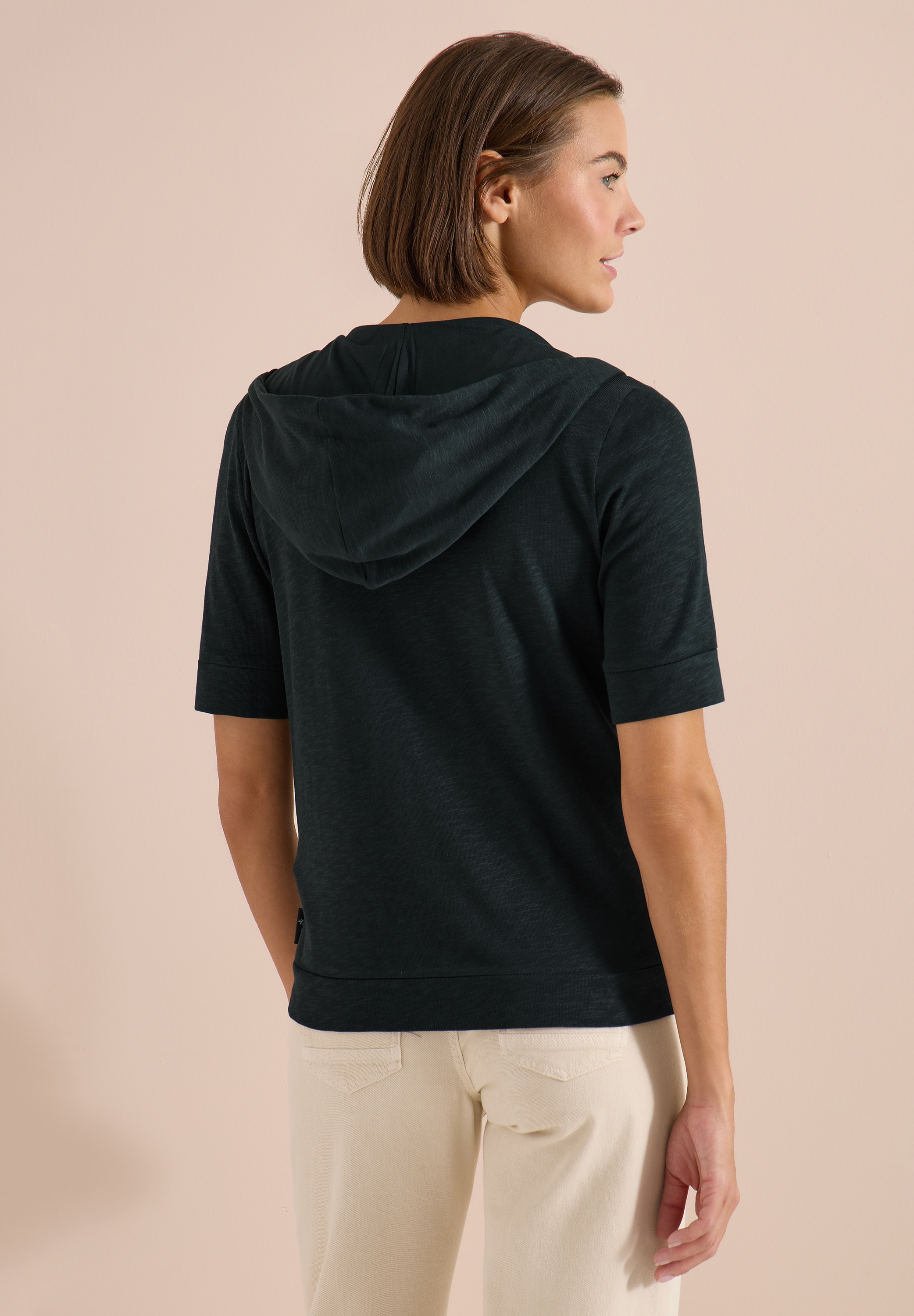 Cecil Kapuzenfleecejacke mit Kapuze mit Kapuze