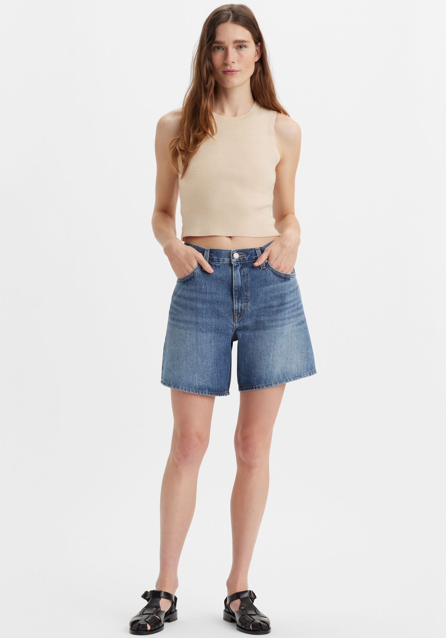 Levis Shorts "HIGH BAGGY SHORT" im Five-Pocket Style günstig online kaufen
