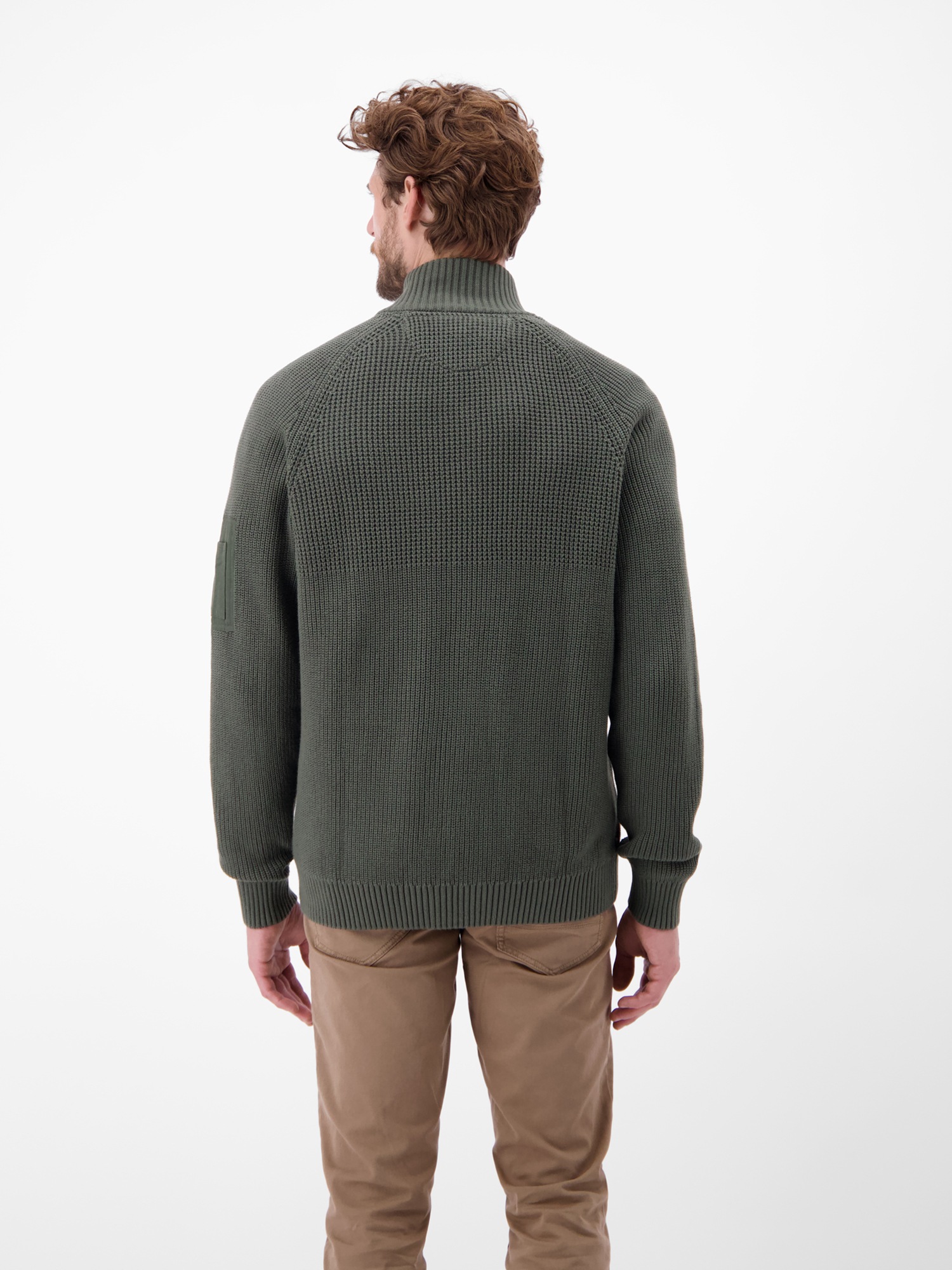 LERROS Strickjacke "LERROS Herren Strickjacke, grob gerippt" günstig online kaufen