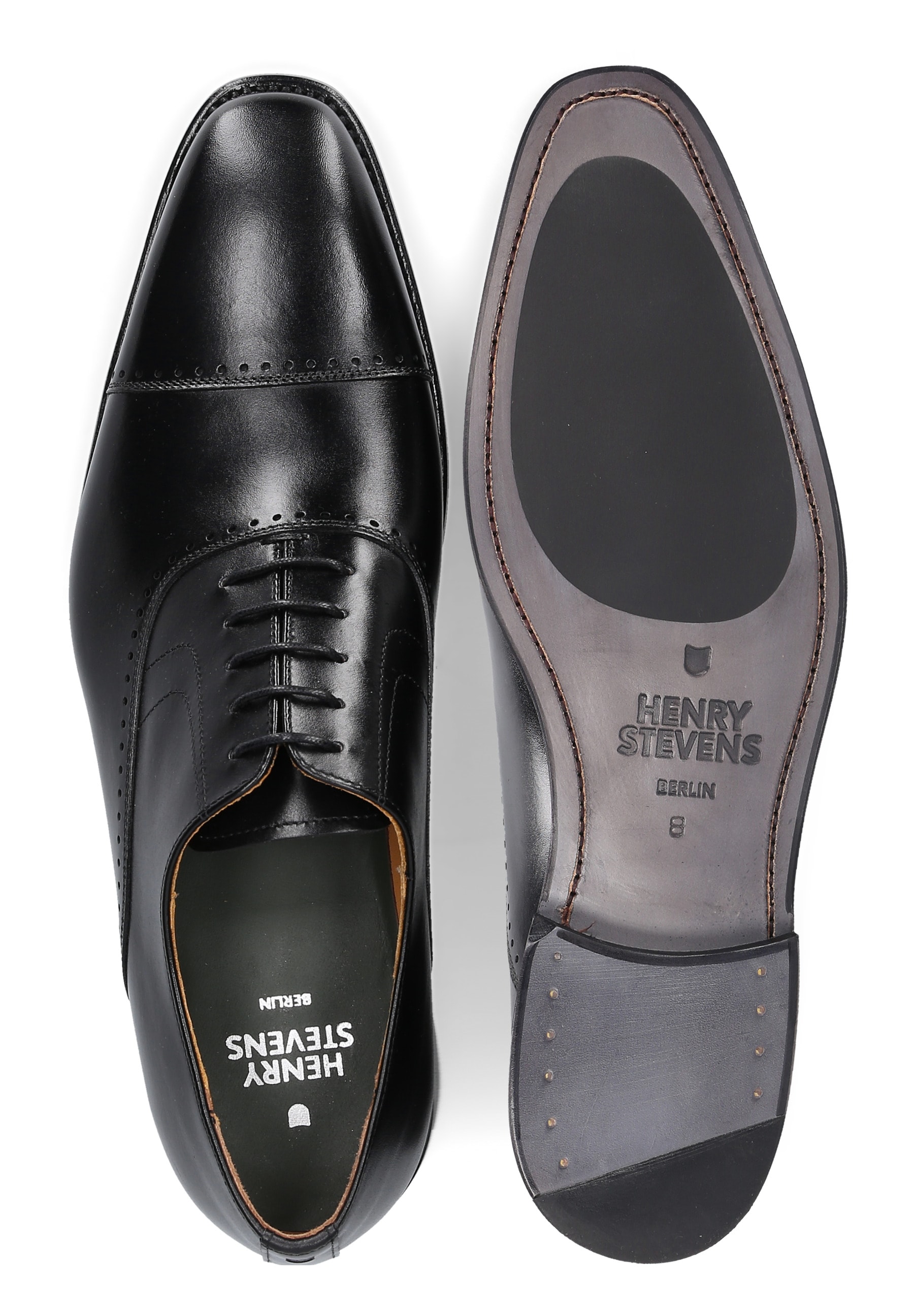 Henry Stevens Schnürschuh "Liam CO", Herren Halbschuh Businessschuh Leder h günstig online kaufen