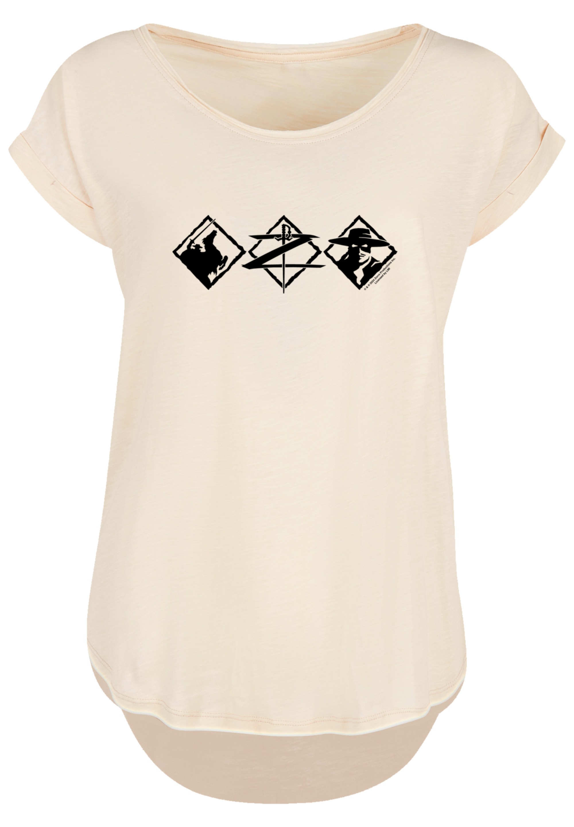 F4NT4STIC T-Shirt "Zorro Diamond Trio", Premium Qualität günstig online kaufen