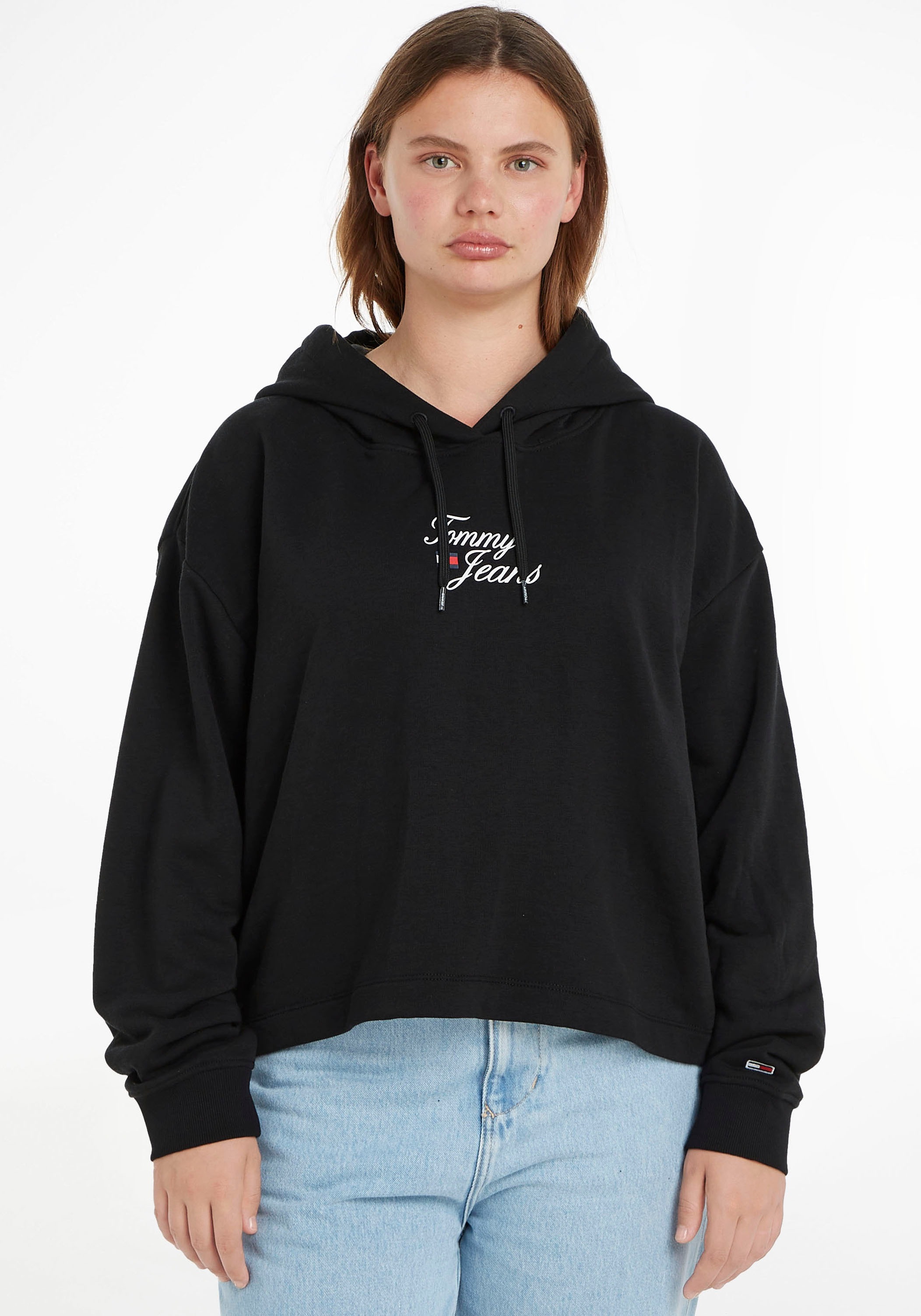 Tommy Jeans Curve Hoodie »TJW CRV BXY ESSENTIAL 1 HOODIE« mit großem Tommy Jeans Logo-Aufdruck