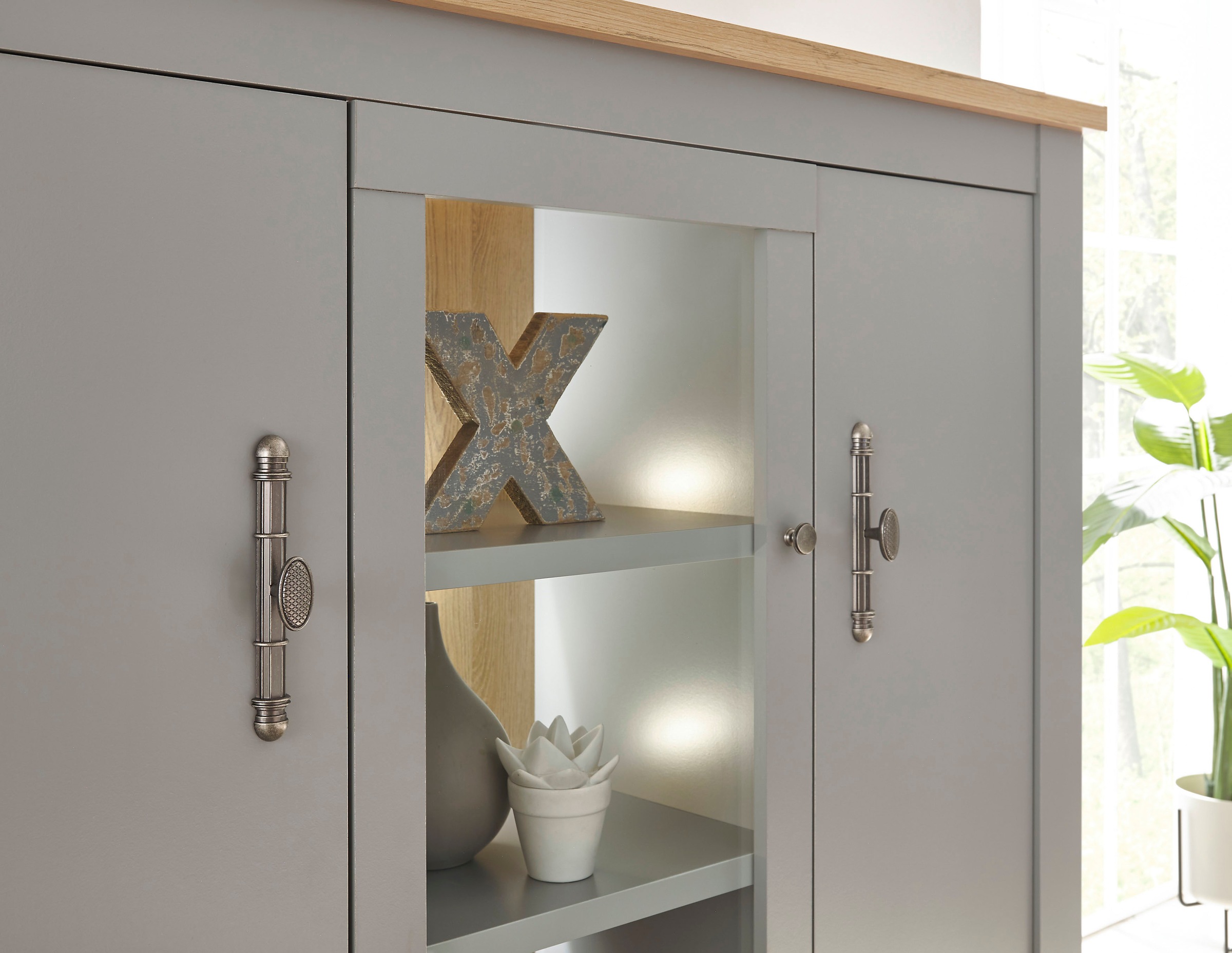 Home affaire Highboard »CHAMBORD«, Breite ca. 138 cm
