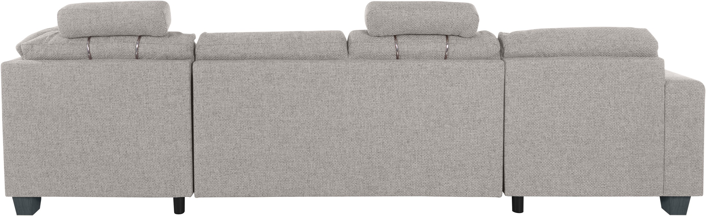 TRENDMANUFAKTUR Wohnlandschaft »Chamber, U-Form«, inklusive zwei Kopfstützen, wahlweise mit Bettfunktion