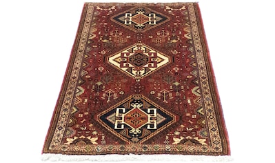 morgenland Wollteppich »Ghashghai Teppich handgeknüpft rot«, rechteckig, 6 mm Höhe,... kaufen
