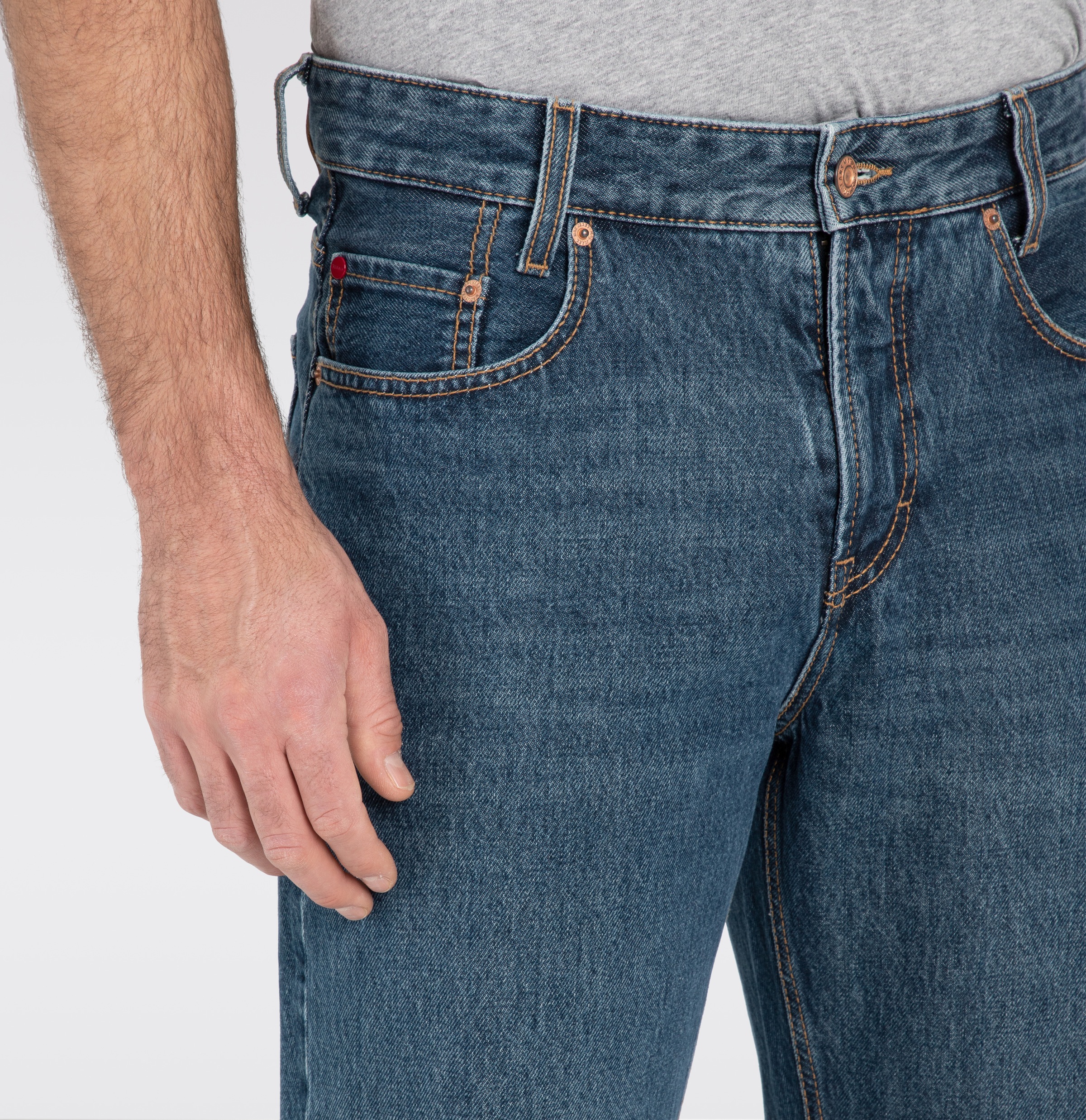 MAC 5-Pocket-Jeans »RICK«, mit Kontrastnähten