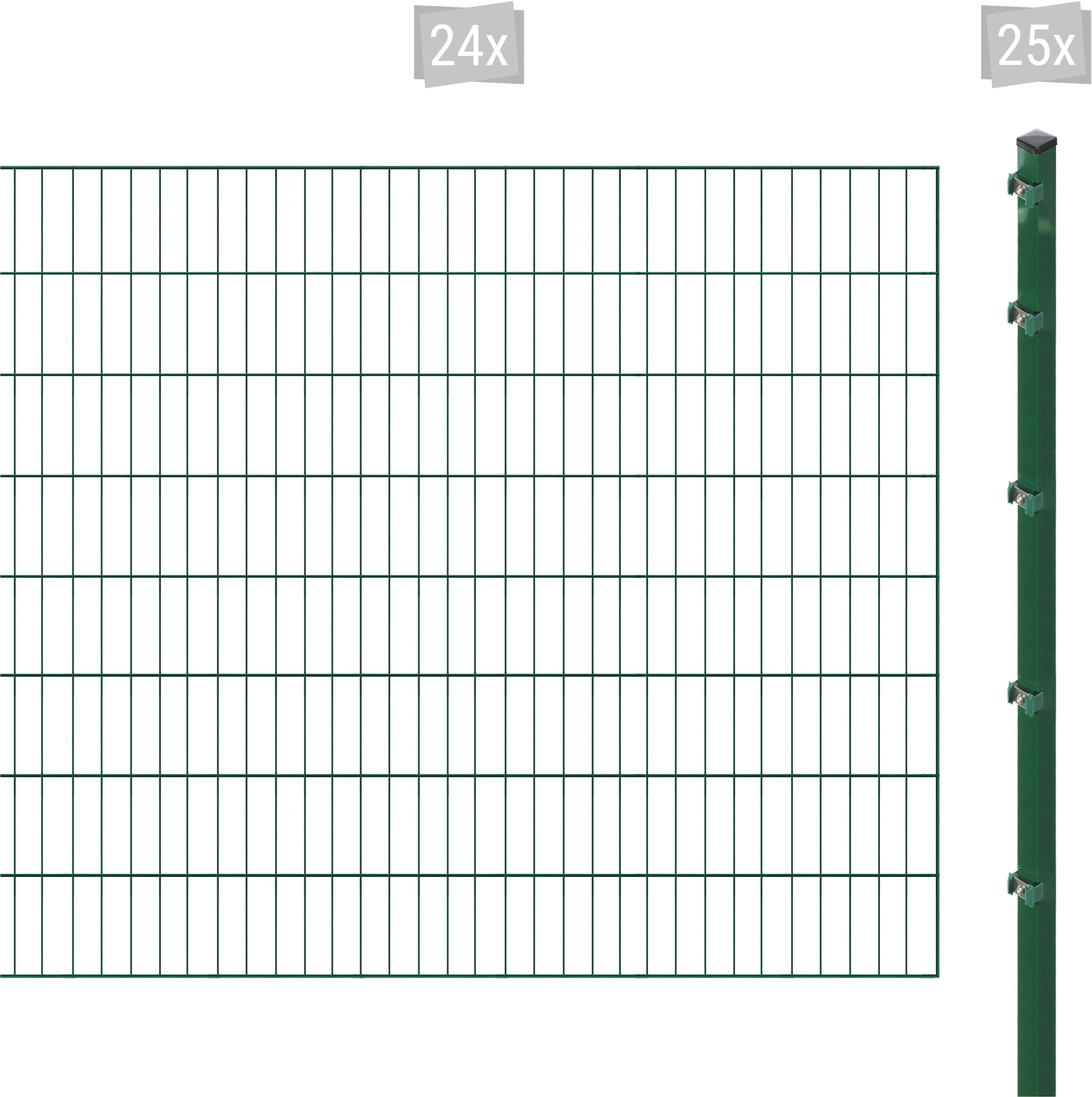 Arvotec Einstabmattenzaun "ESSENTIAL 160 zum Aufschrauben", Zaunhöhe 160 cm günstig online kaufen