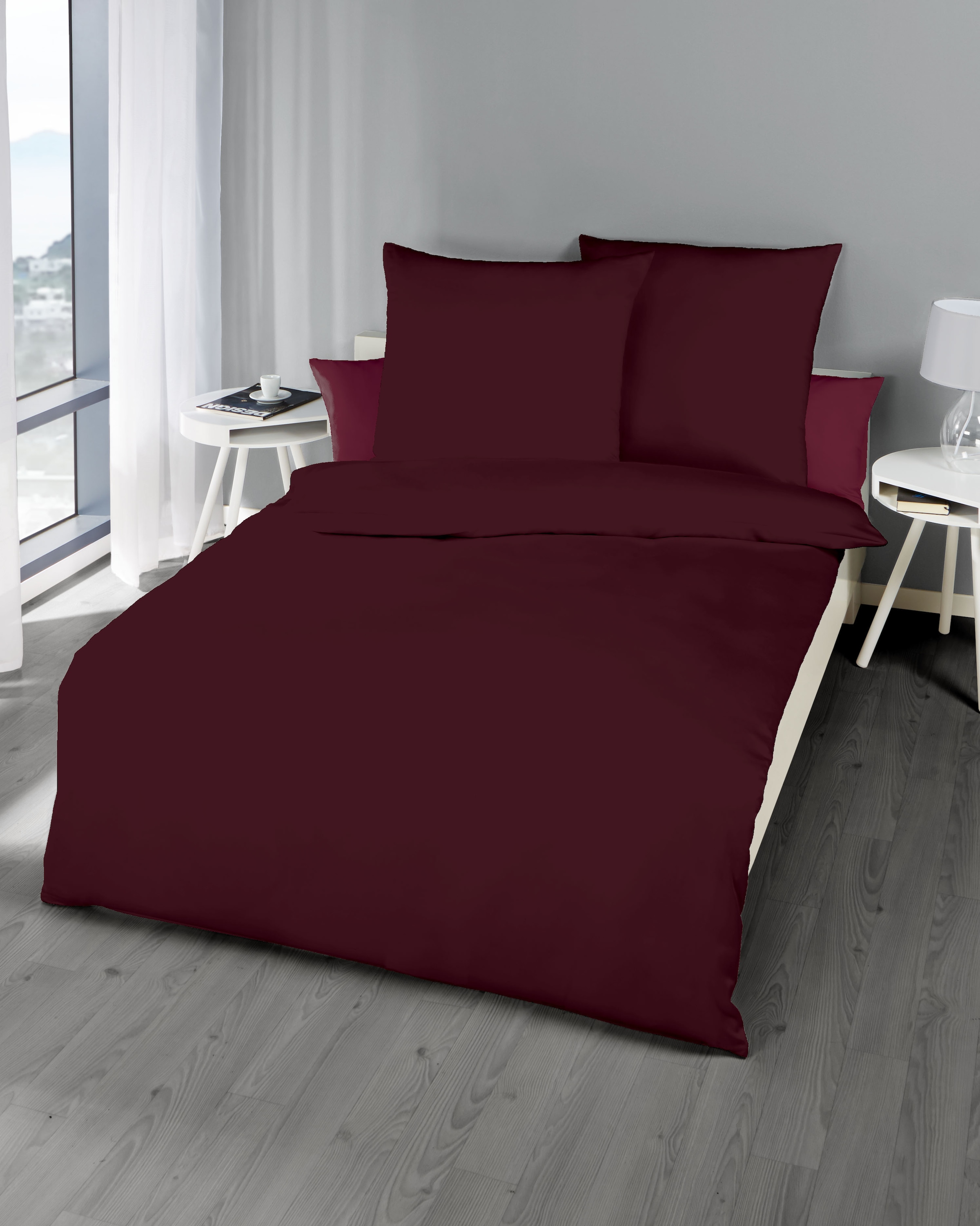 Kaeppel Bettwäsche "Uni" 2 Stk. tlg. Unifarben günstig online kaufen