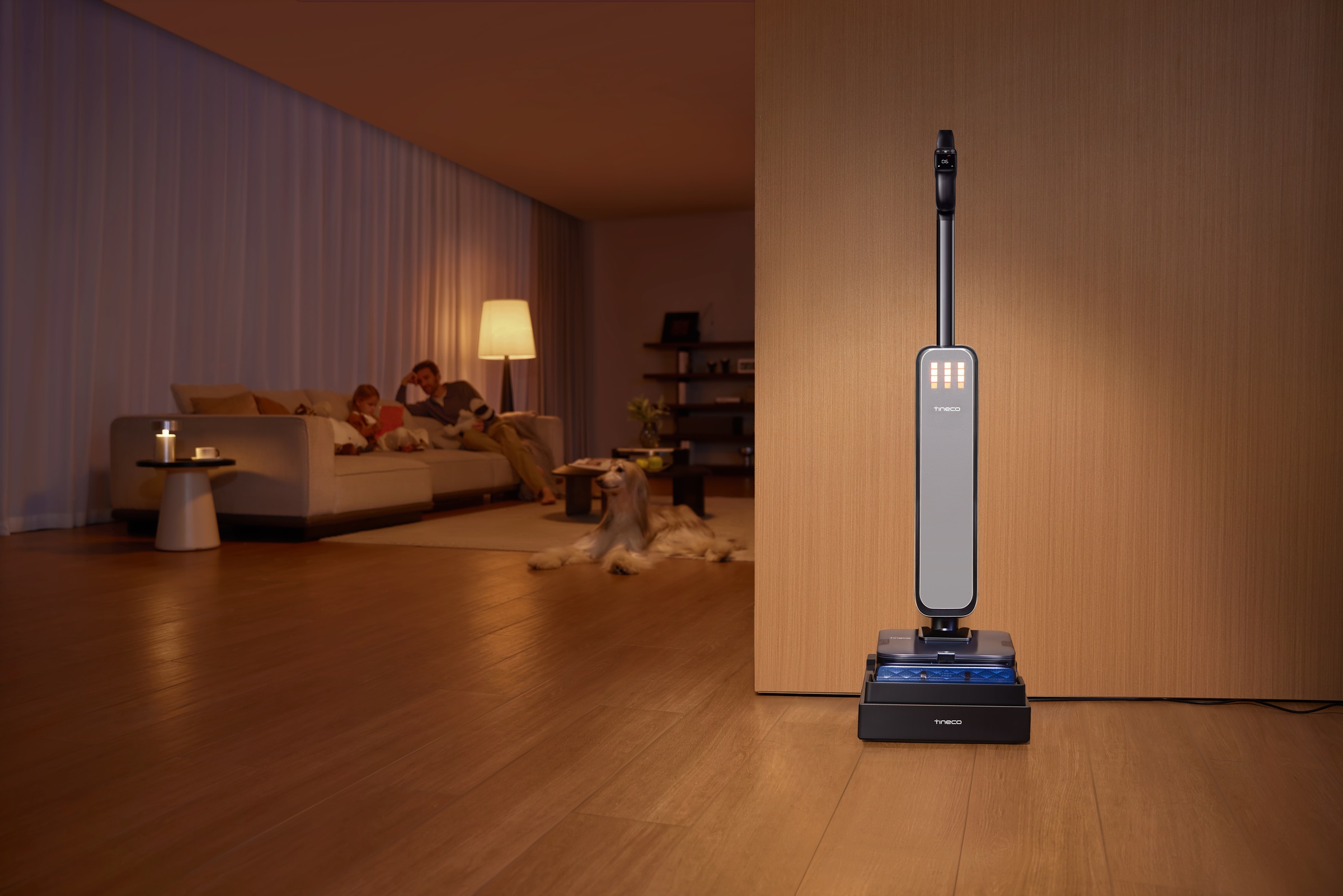 Tineco Nass-Trocken-Sauger »FLOOR ONE S9 Scientist Complete, mit Wasserstrahl und Gummiabzieher« bis zu 80min Akkulaufzeit, 85° Grad Trocknung, Selbstantrieb