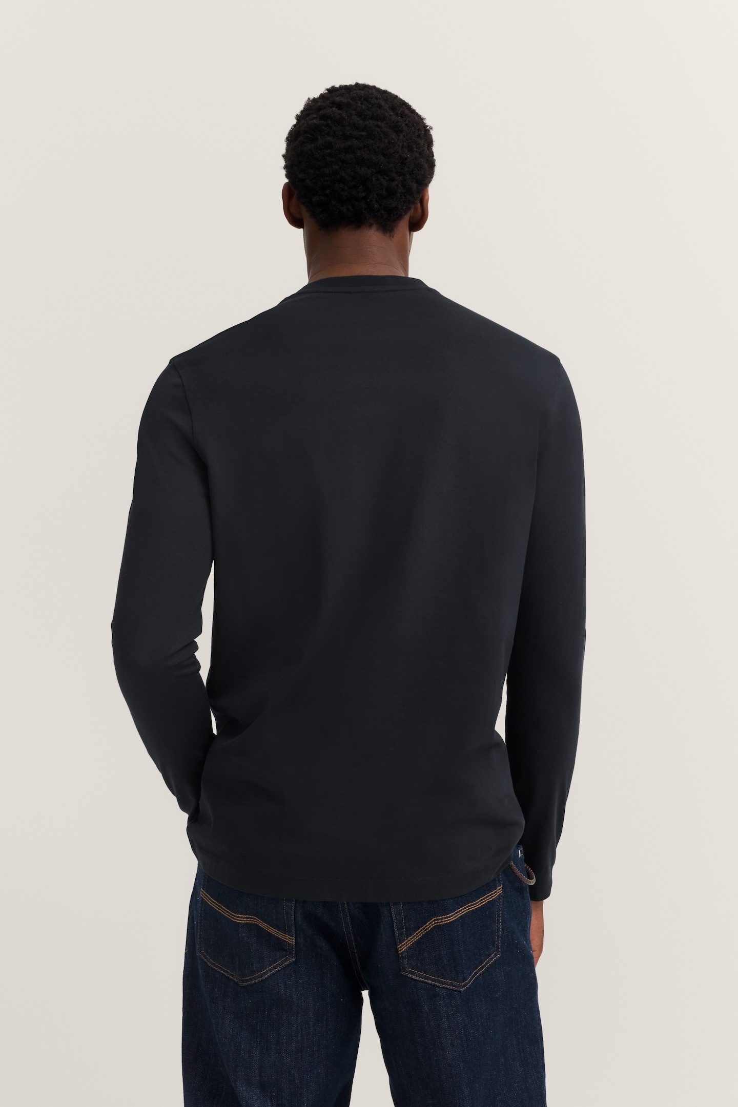 bugatti Longsweatshirt "Rundhals", im Modern Fit aus Baumwolle günstig online kaufen