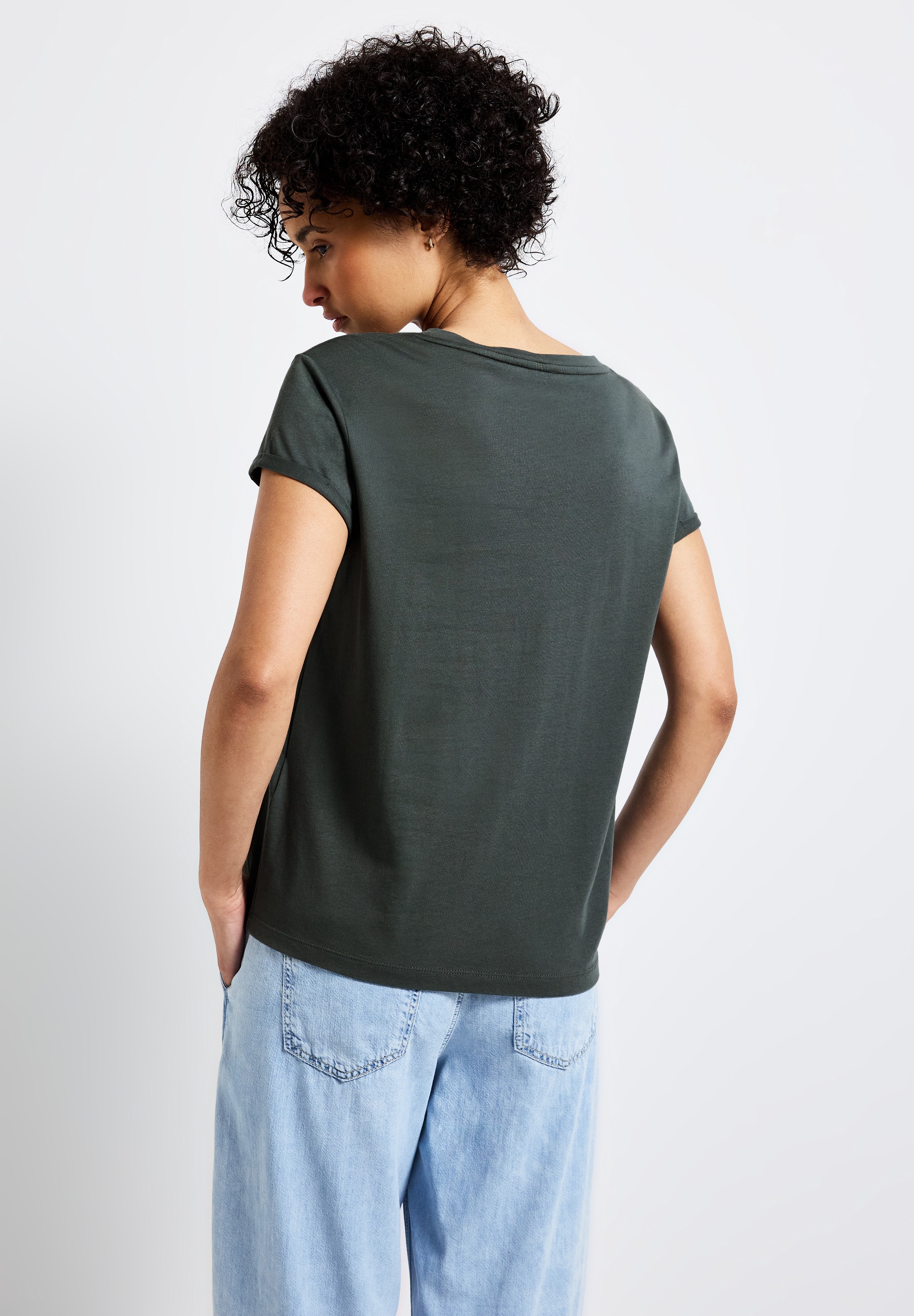 STREET ONE T-Shirt mit Rundhalsausschnitt günstig online kaufen