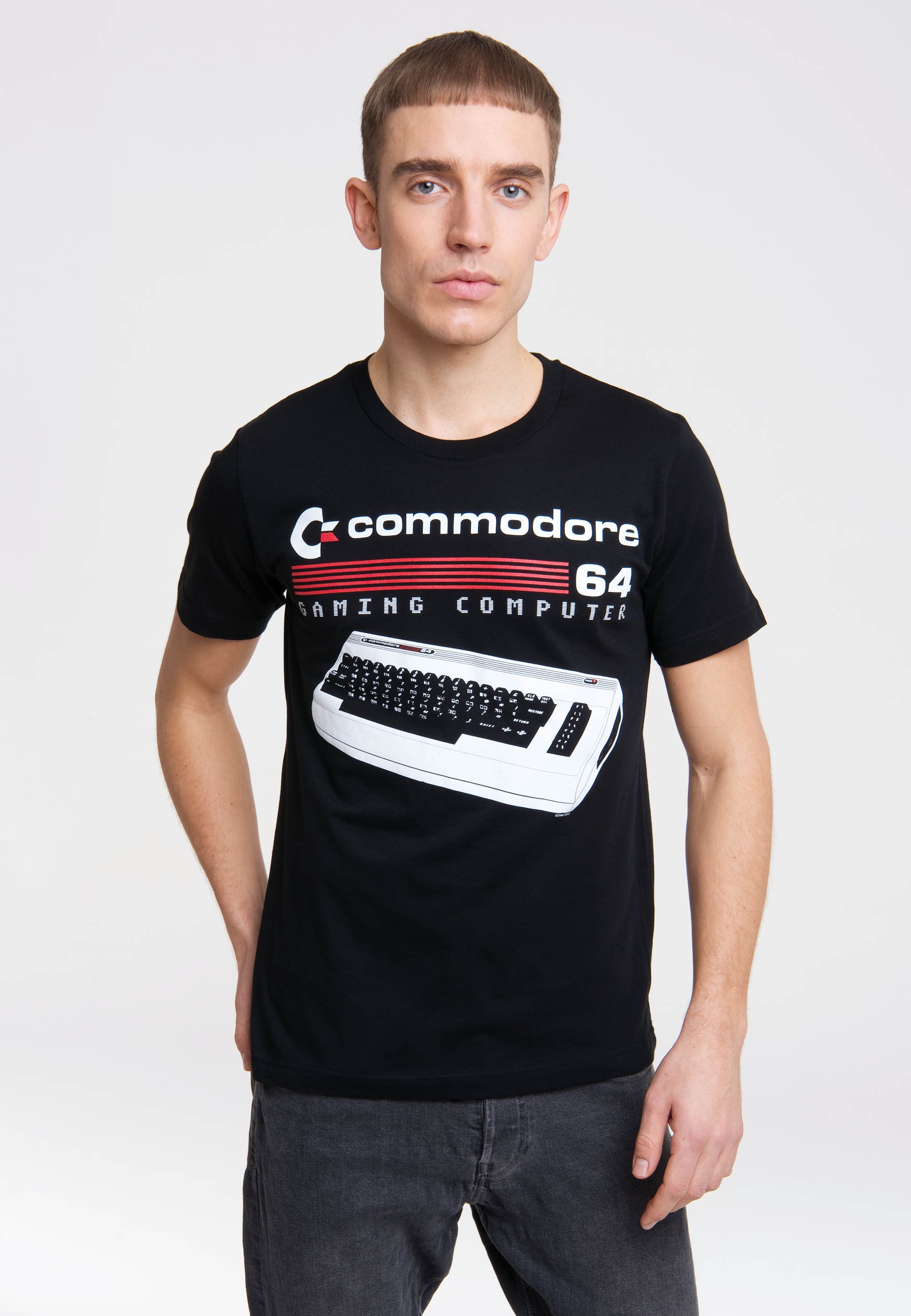 T-Shirt »Commodore 64«, mit lizenziertem Originaldesign