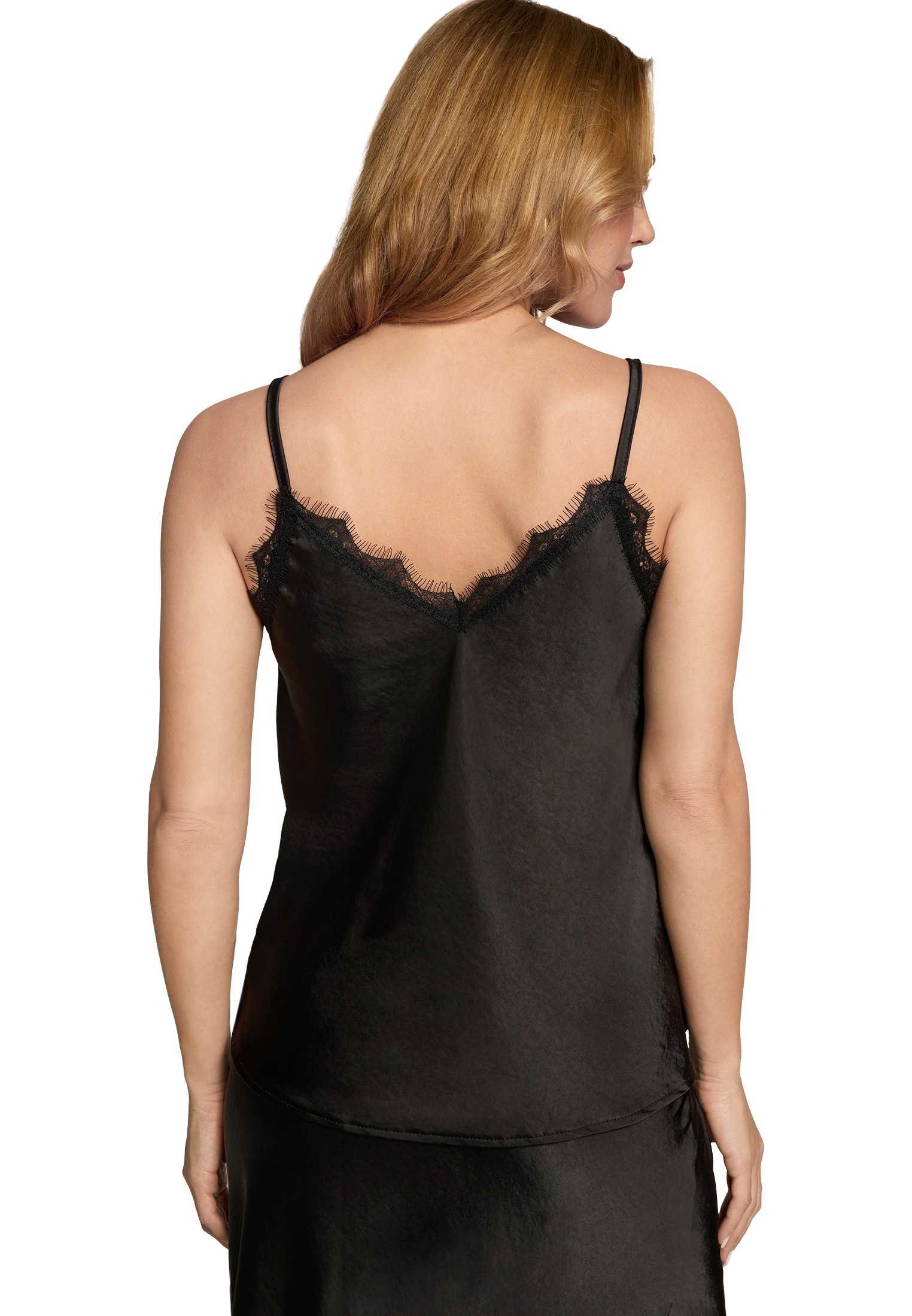 Zero T-Shirt »Damen mit Spitze« 1 tlg. Plain/ohne Details