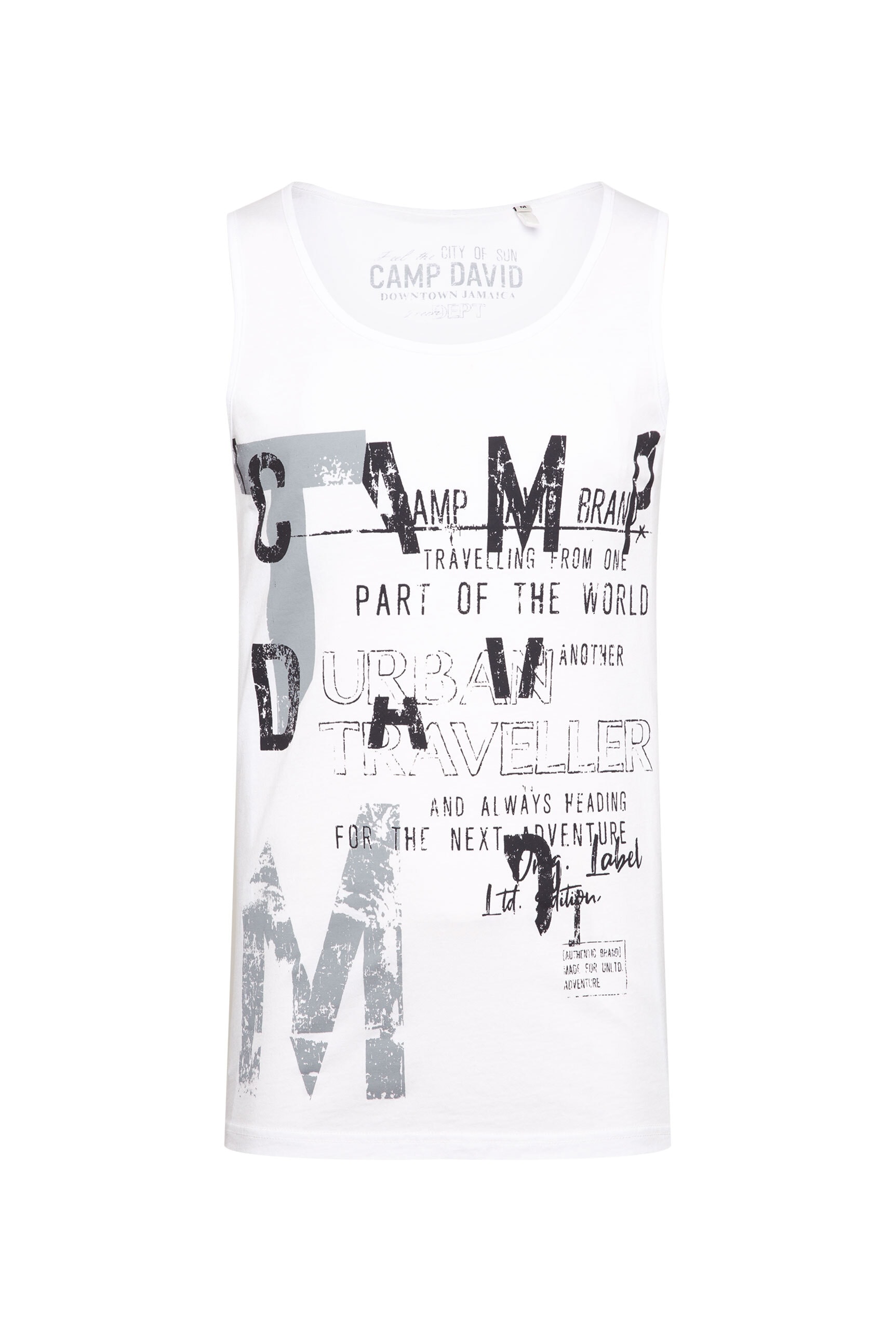 CAMP DAVID Tanktop, aus Baumwolle