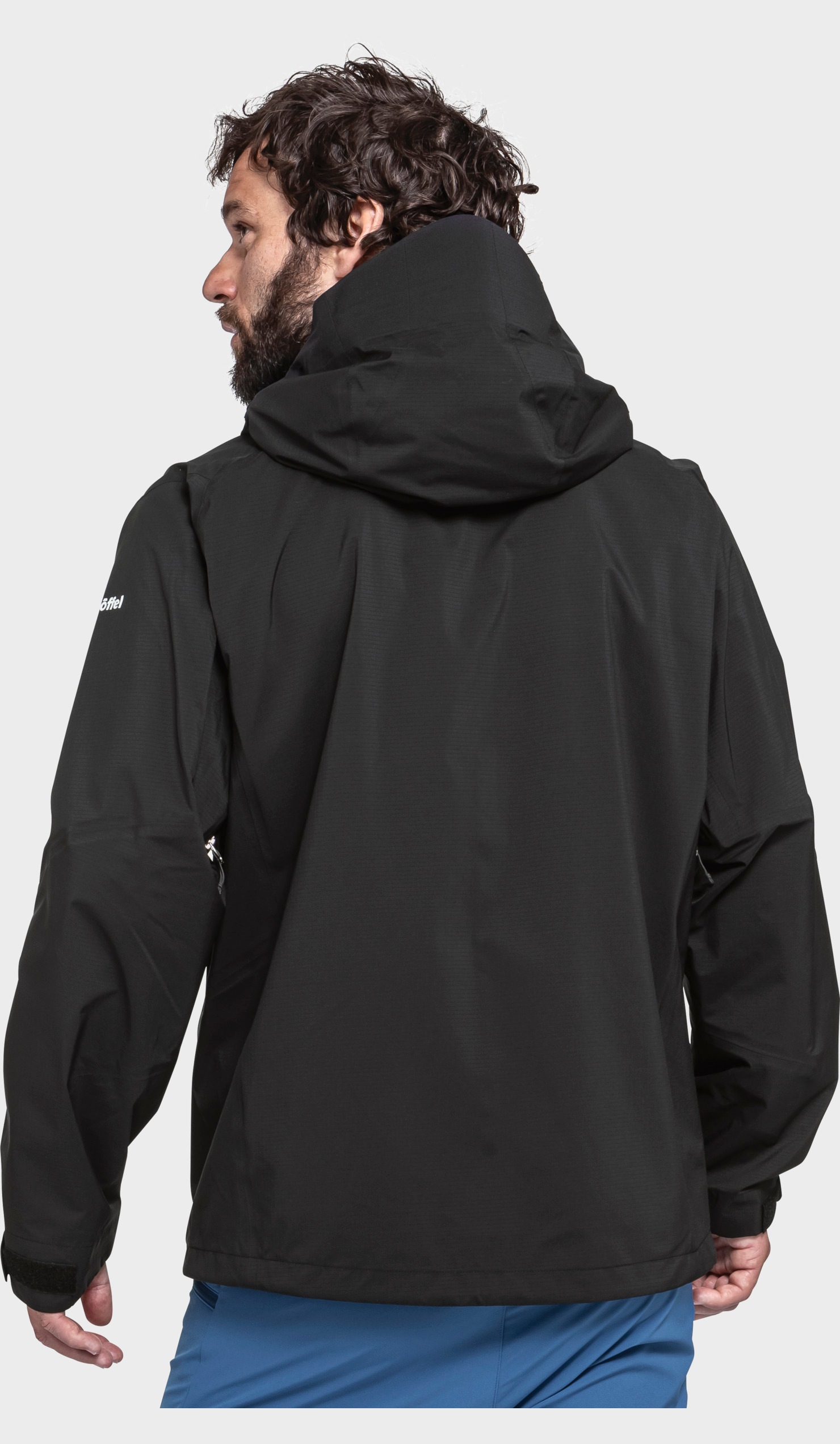 Schöffel Veste de randonnée homme Style Blaueis 3L à capuche noir   54 3