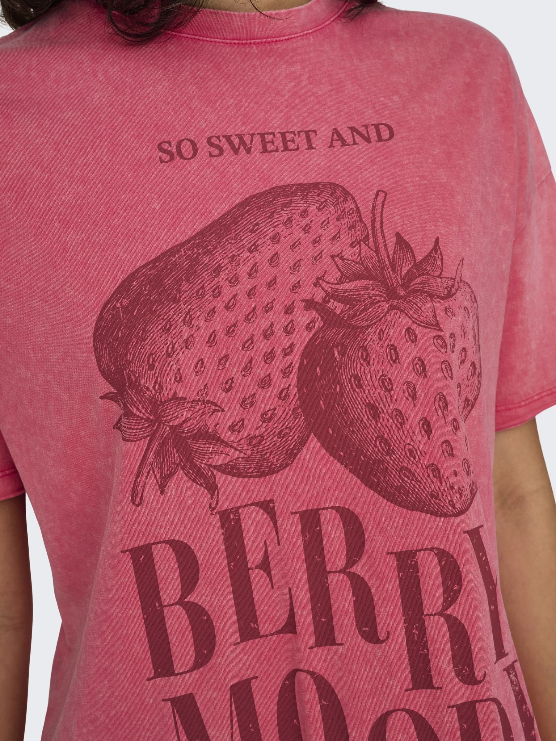ONLY Kurzarmshirt »ONLKINNA S/S FRUIT TOP BOX JRS«