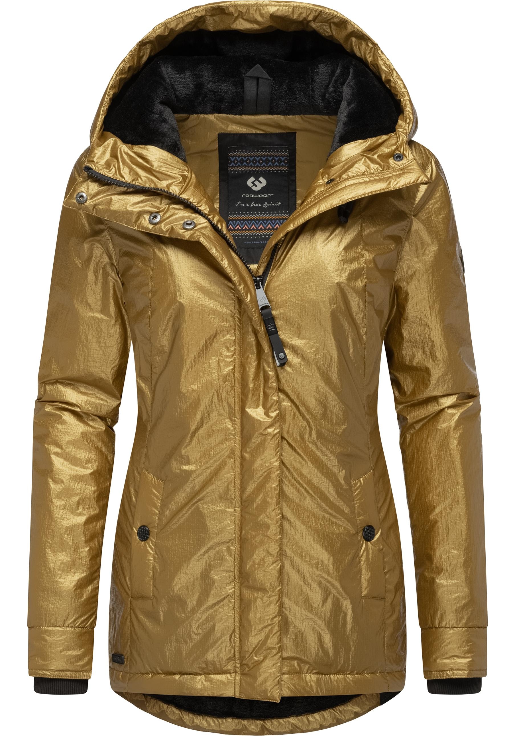 Ragwear Winterjacke "Monadde Bling" mitKapuze Glänzende warme Jacke mit Kap günstig online kaufen