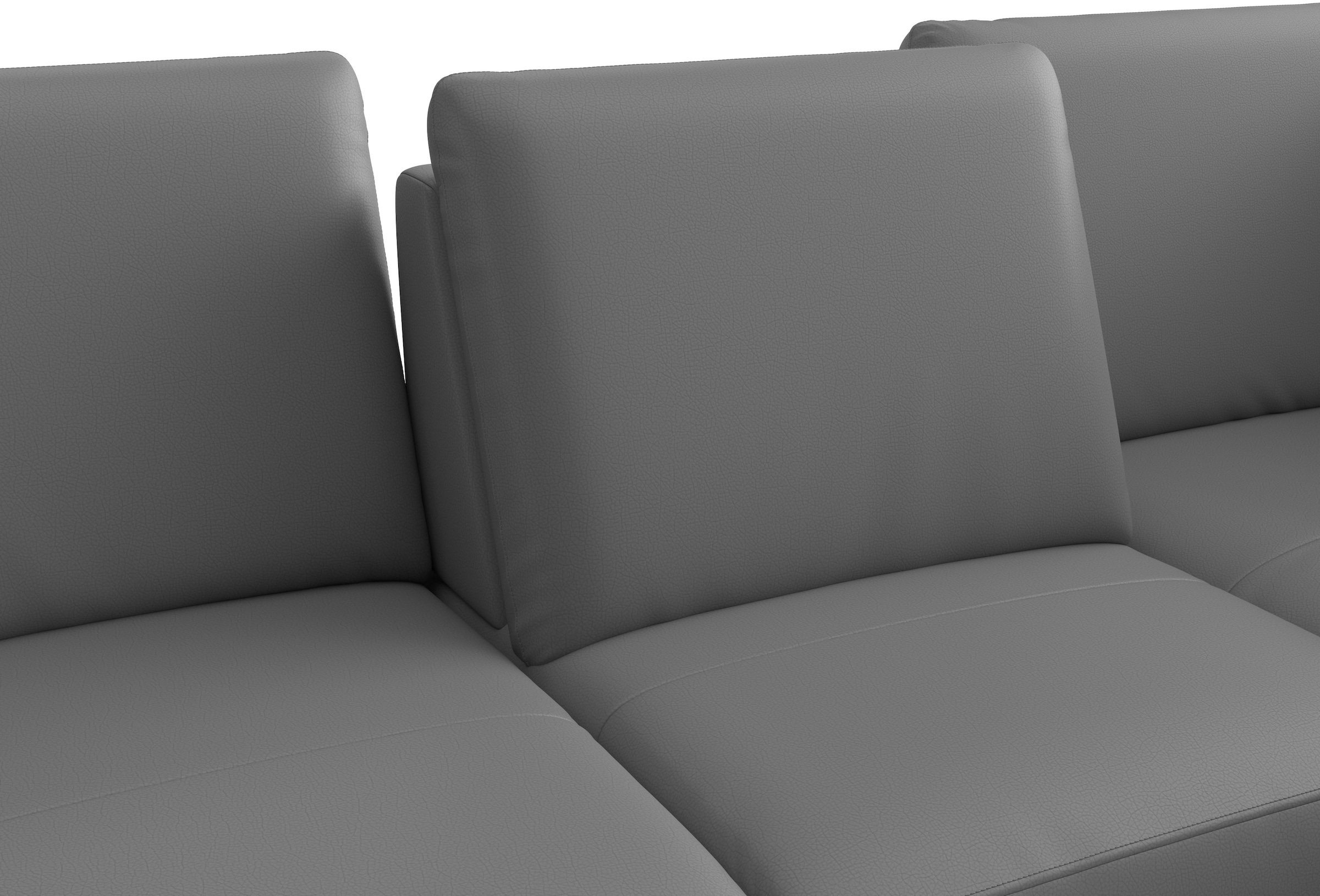 sit&more Ecksofa »Chelsea L-Form, B: 249 cm, Leder« optional mit Bettfunktion und Bettkasten