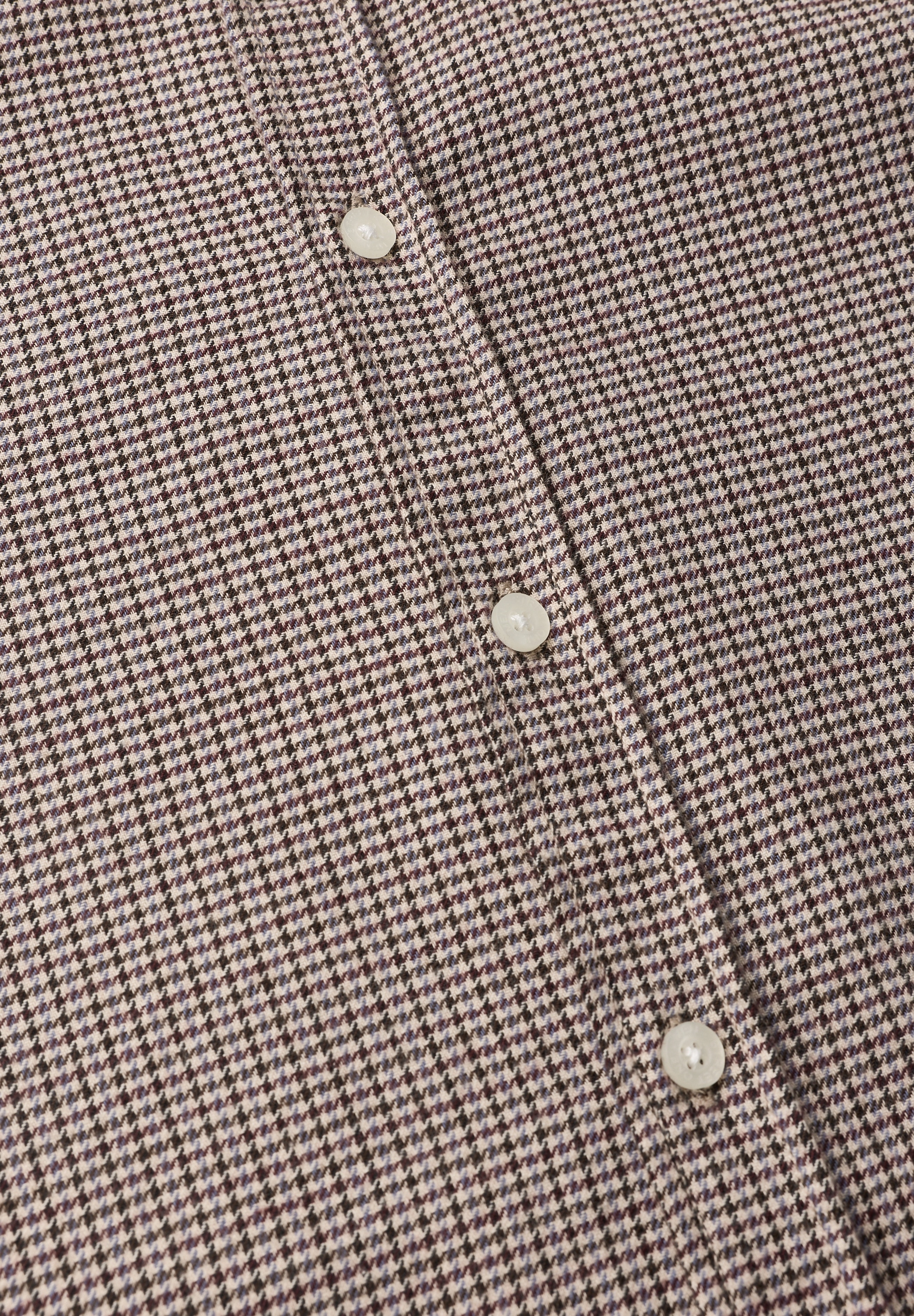 STREET ONE MEN Flanellhemd aus reiner Baumwolle