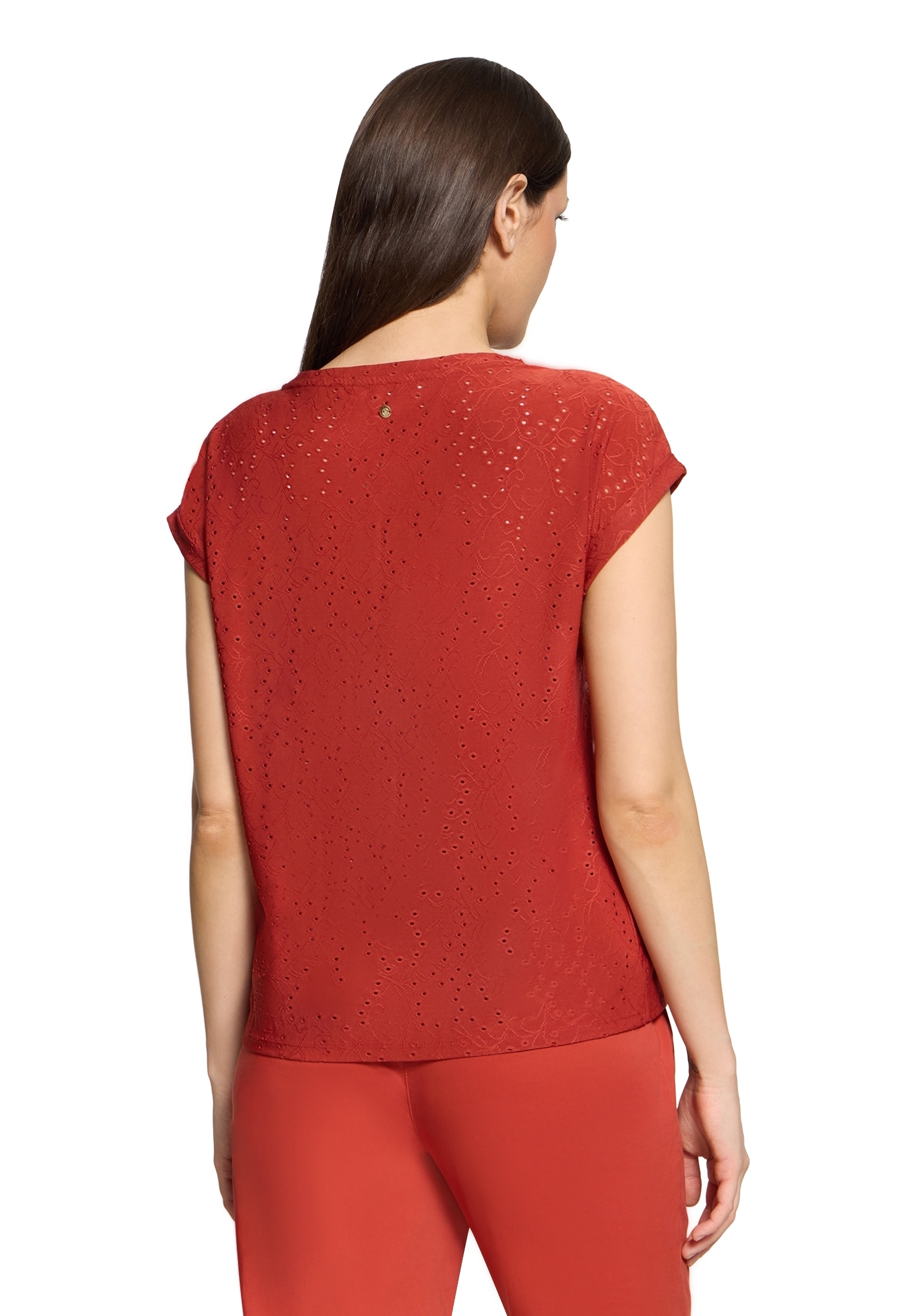 Betty&Co Kurzarmshirt »Damen mit Struktur« 1