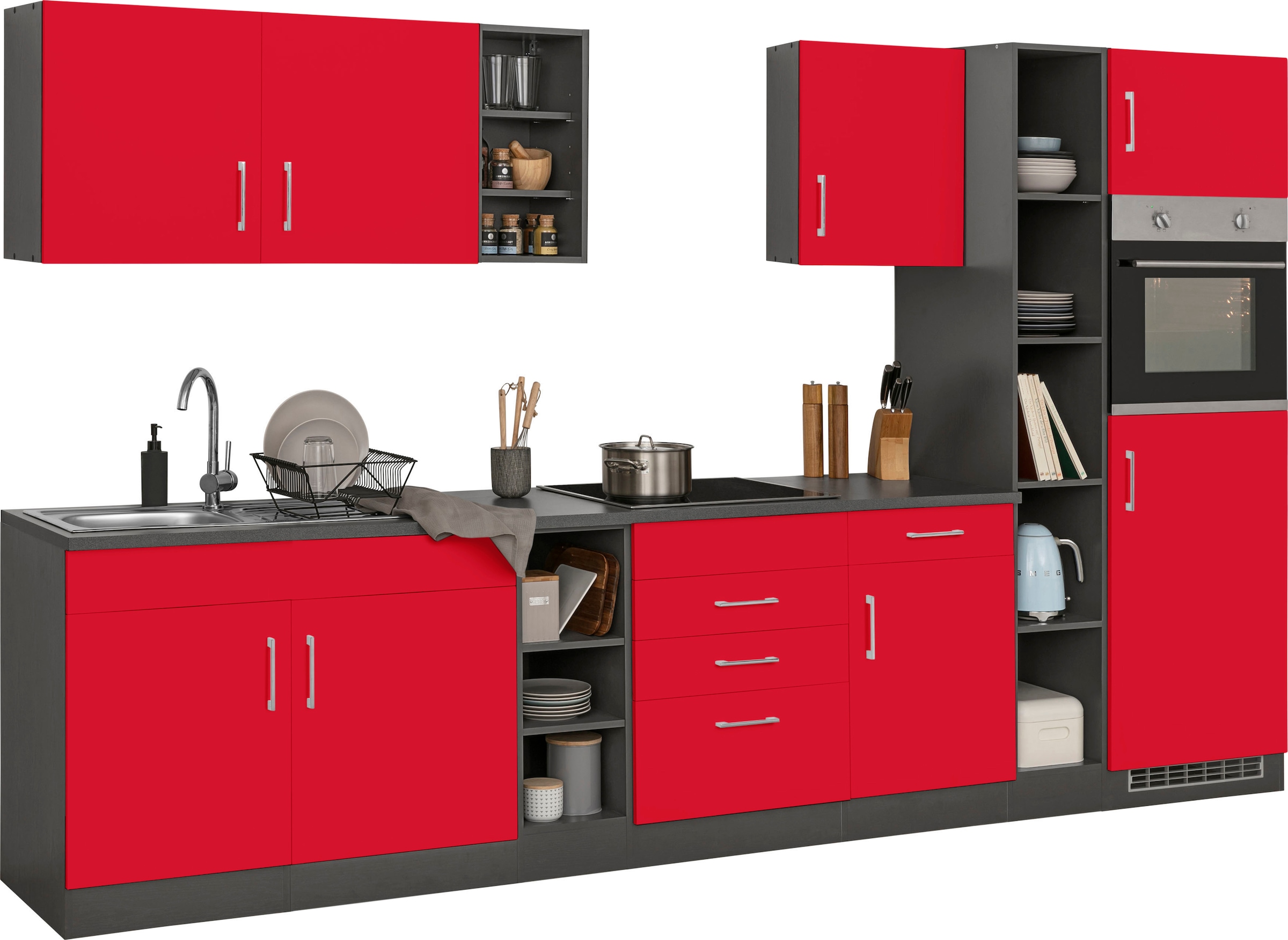 KOCHSTATION Küchenzeile "KS-Paris – Küchen mit einzigartigen Fotomotiven au günstig online kaufen