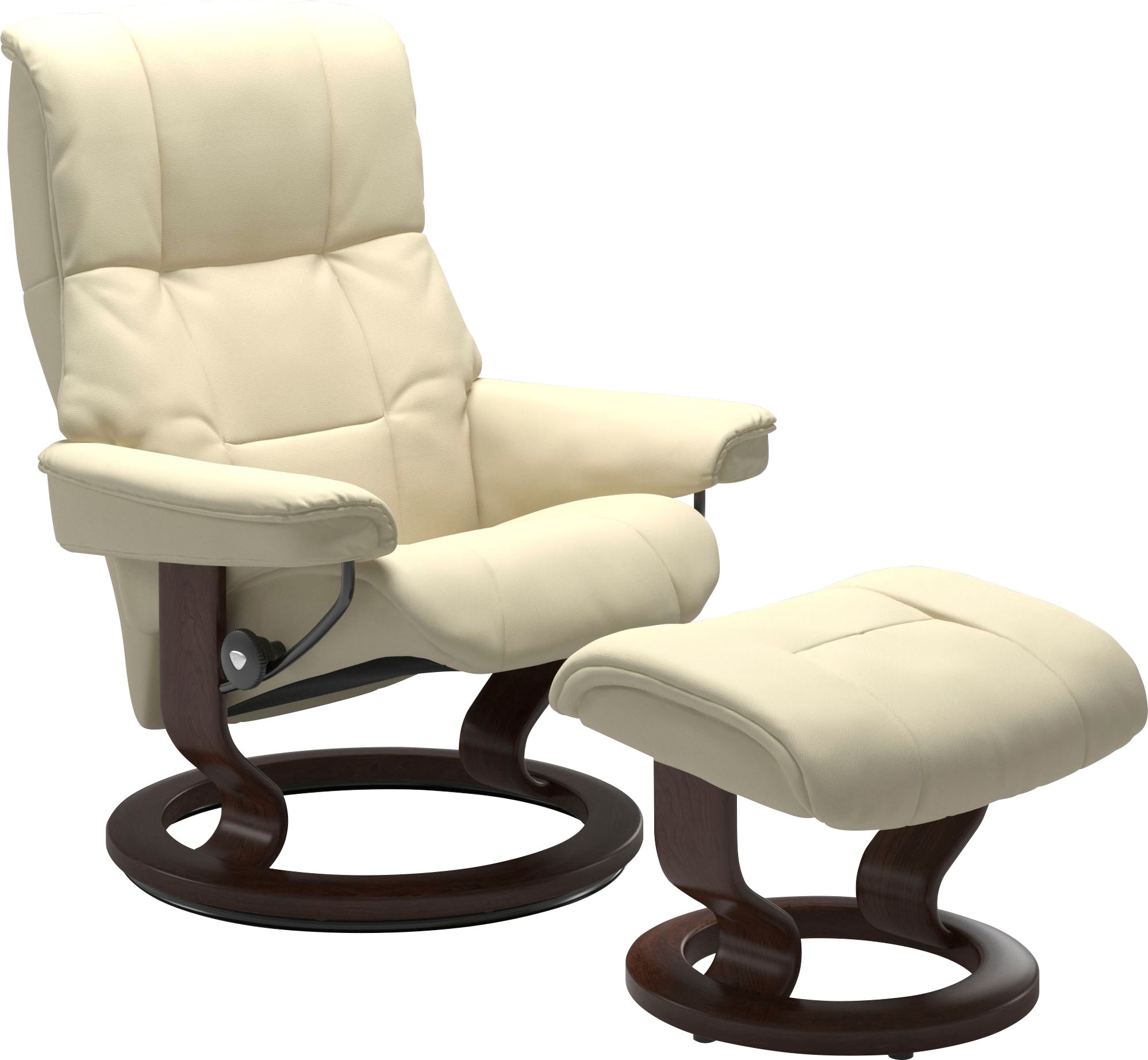 Stressless Fußhocker "Mayfair", mit Classic Base, Gestell Braun