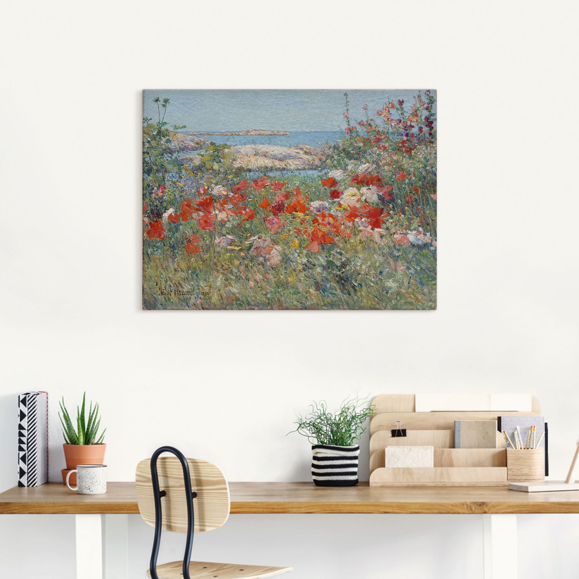 Artland Wandbild »Celia Thaxters Garten 1890.«, Blumenwiese, (1 St.), als Leinwandbild, Poster, Wandaufkleber in verschied. Größen